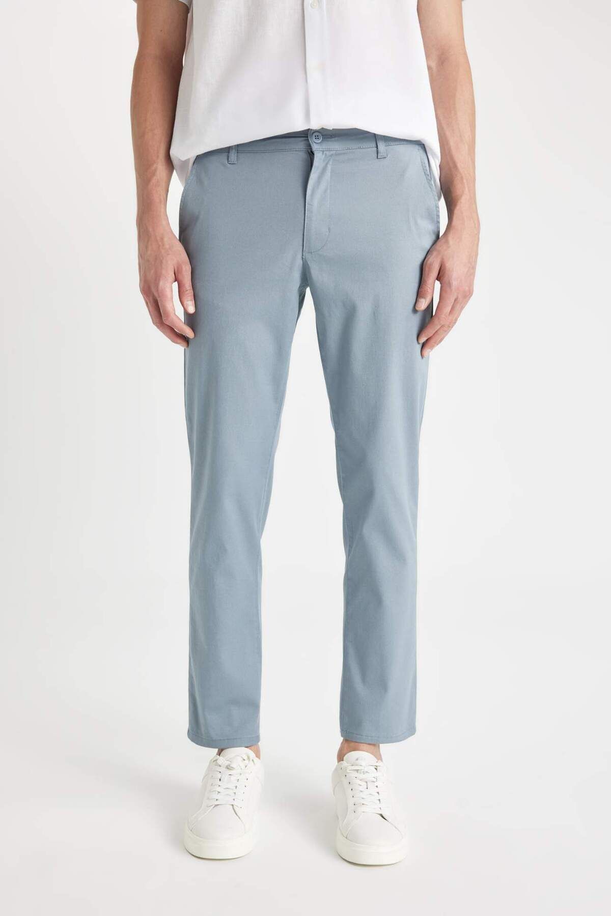 DeFacto-Plátěné kalhoty Twill Chino D1779AX24SP 4