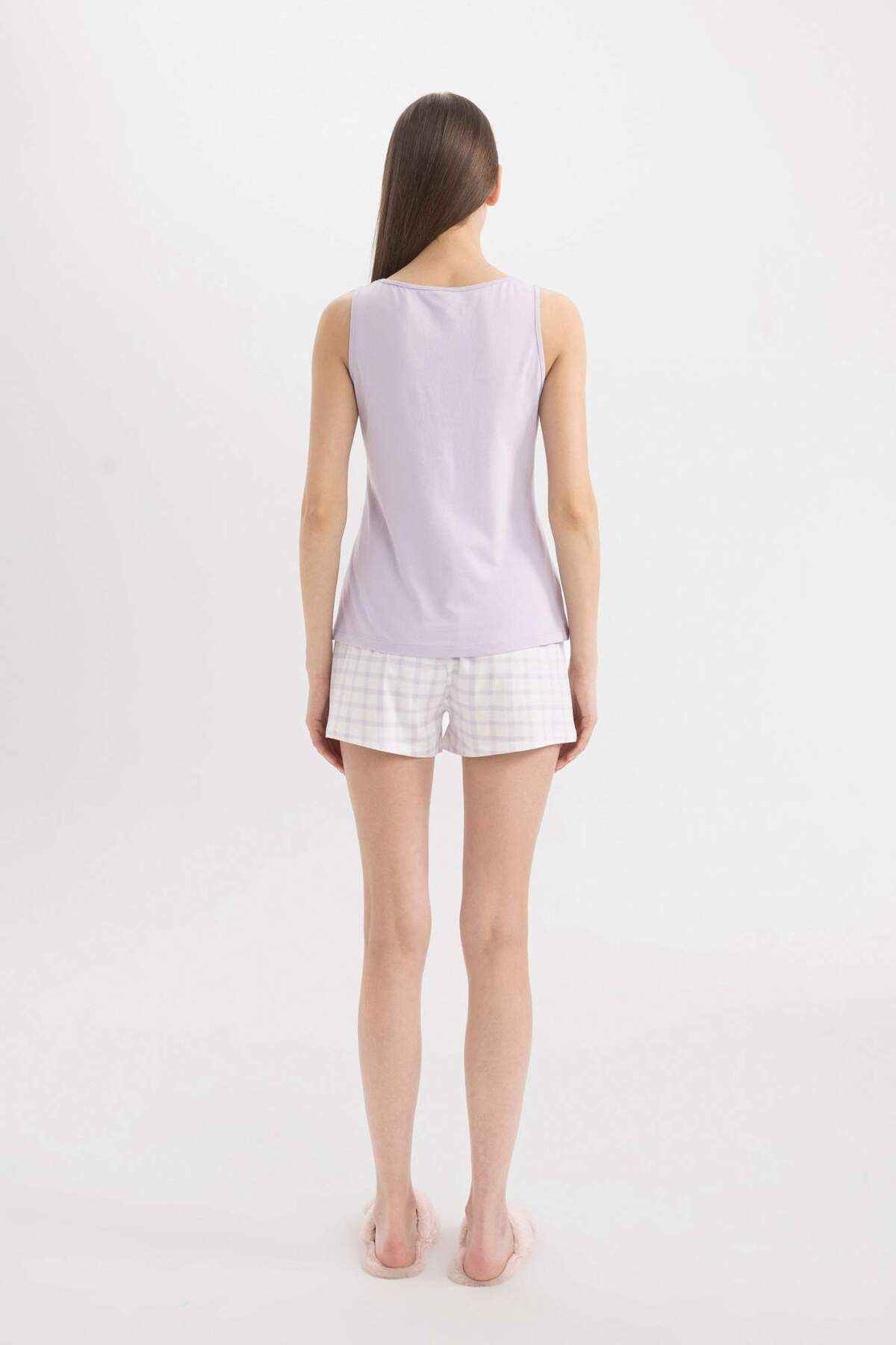 DeFacto-Patterned Pajama Set with Straps - C7898Axpr77 6