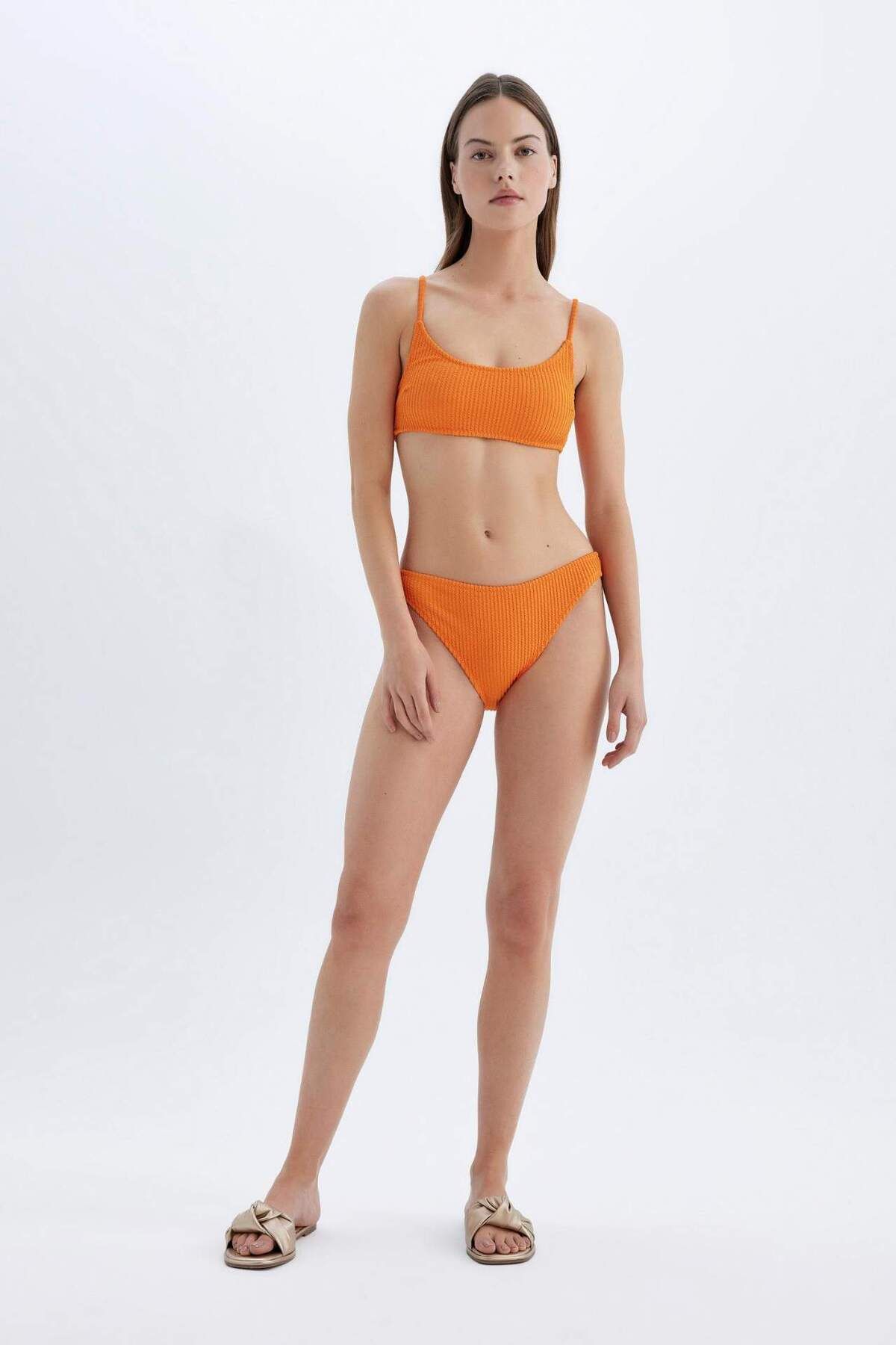 DeFacto-Regular Fit Bikini Bottom-Fall in Love B7208Ax24Sm 2