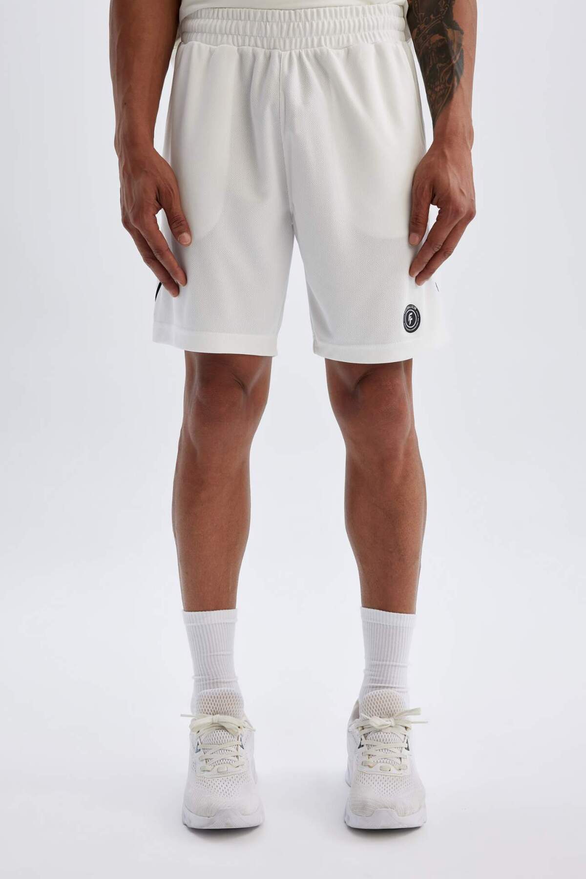 DeFacto-DeFactoFit - Shorts aus schwerem Stoff mit kurzem Bein für Sportler C1751AX24SM 4