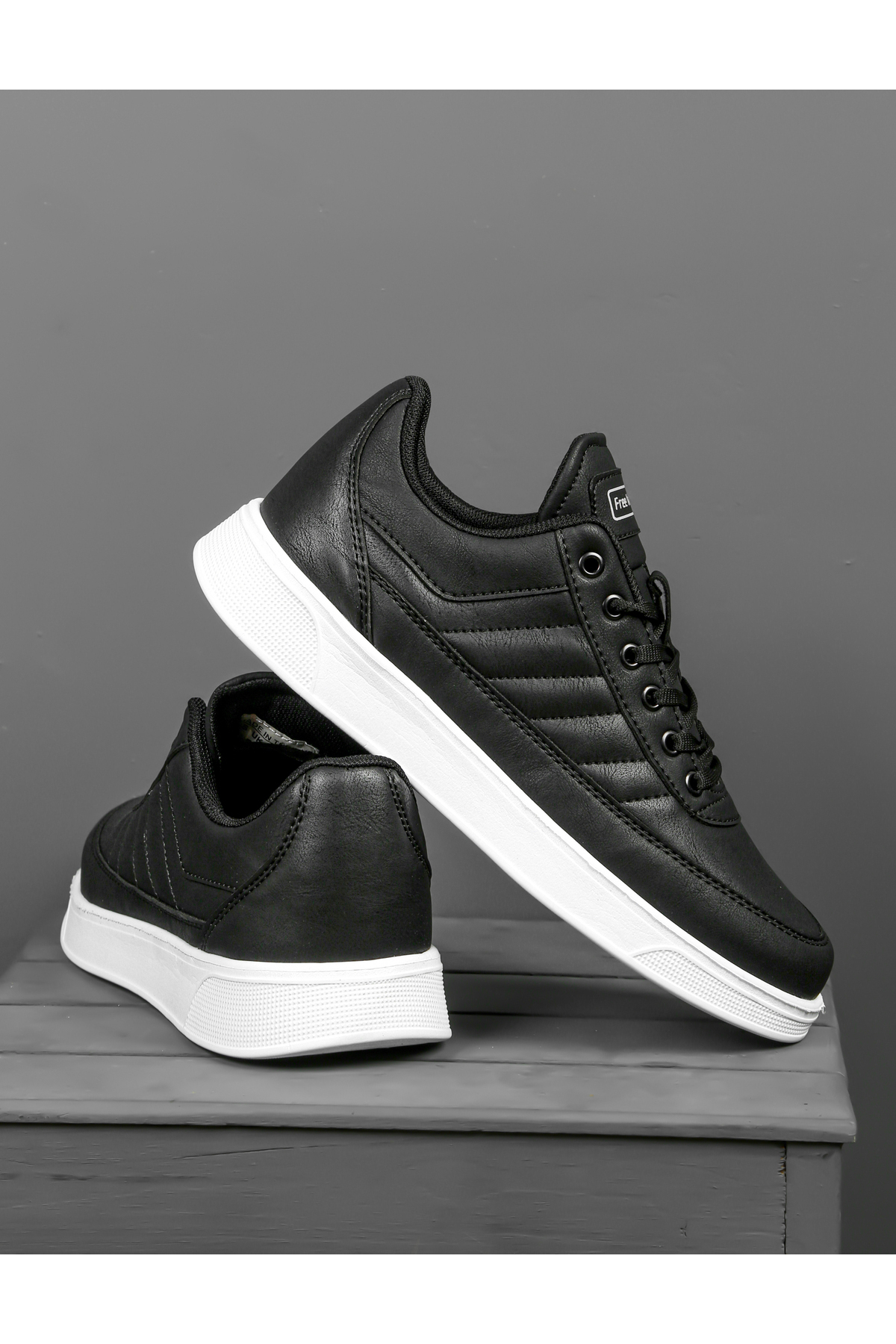 FREE MARKA Günlük Erkek Sneaker Bağcıklı Rahat Ortopedik Spor Ayakkabı görsel 5
