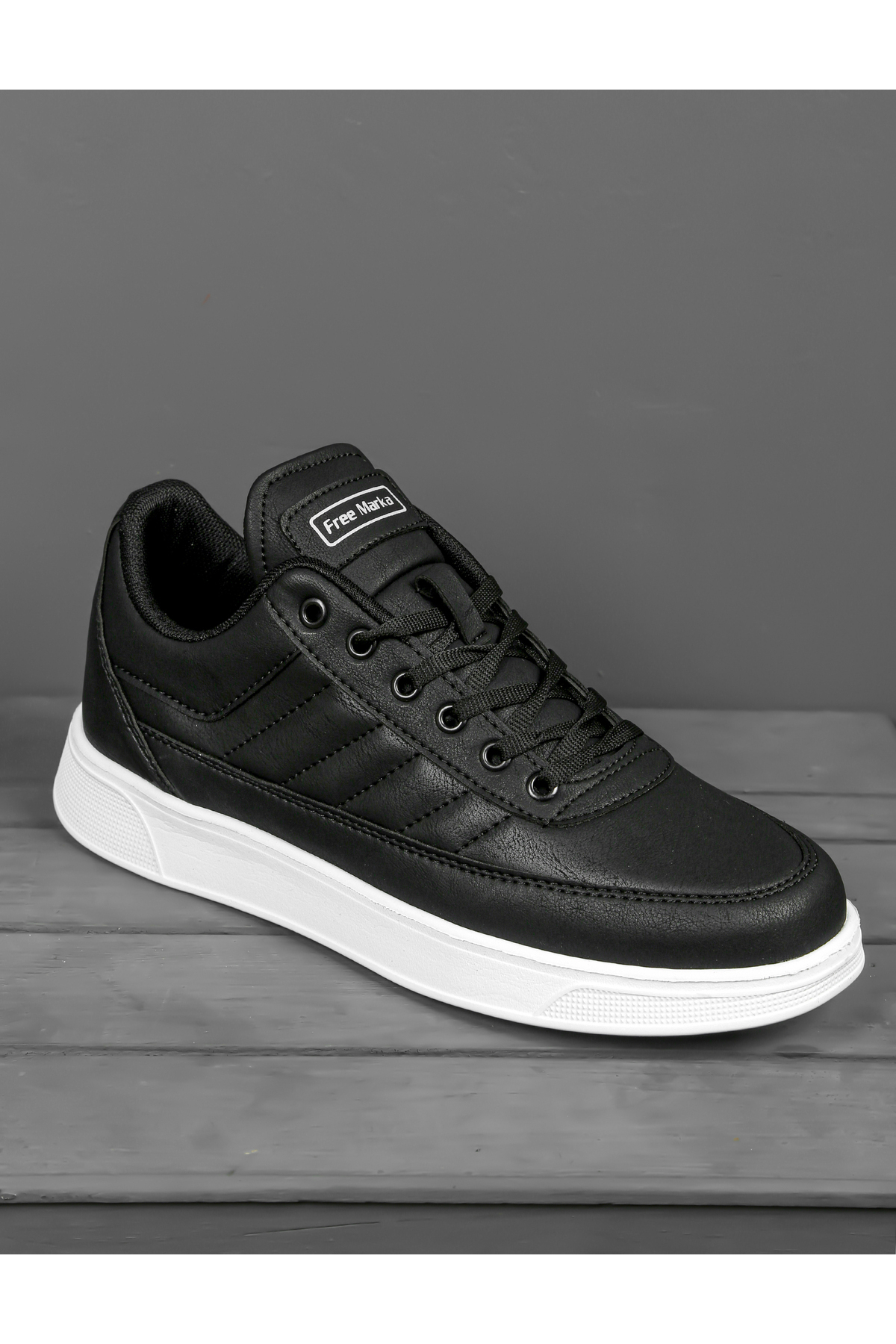 FREE MARKA Günlük Erkek Sneaker Bağcıklı Rahat Ortopedik Spor Ayakkabı görsel 6