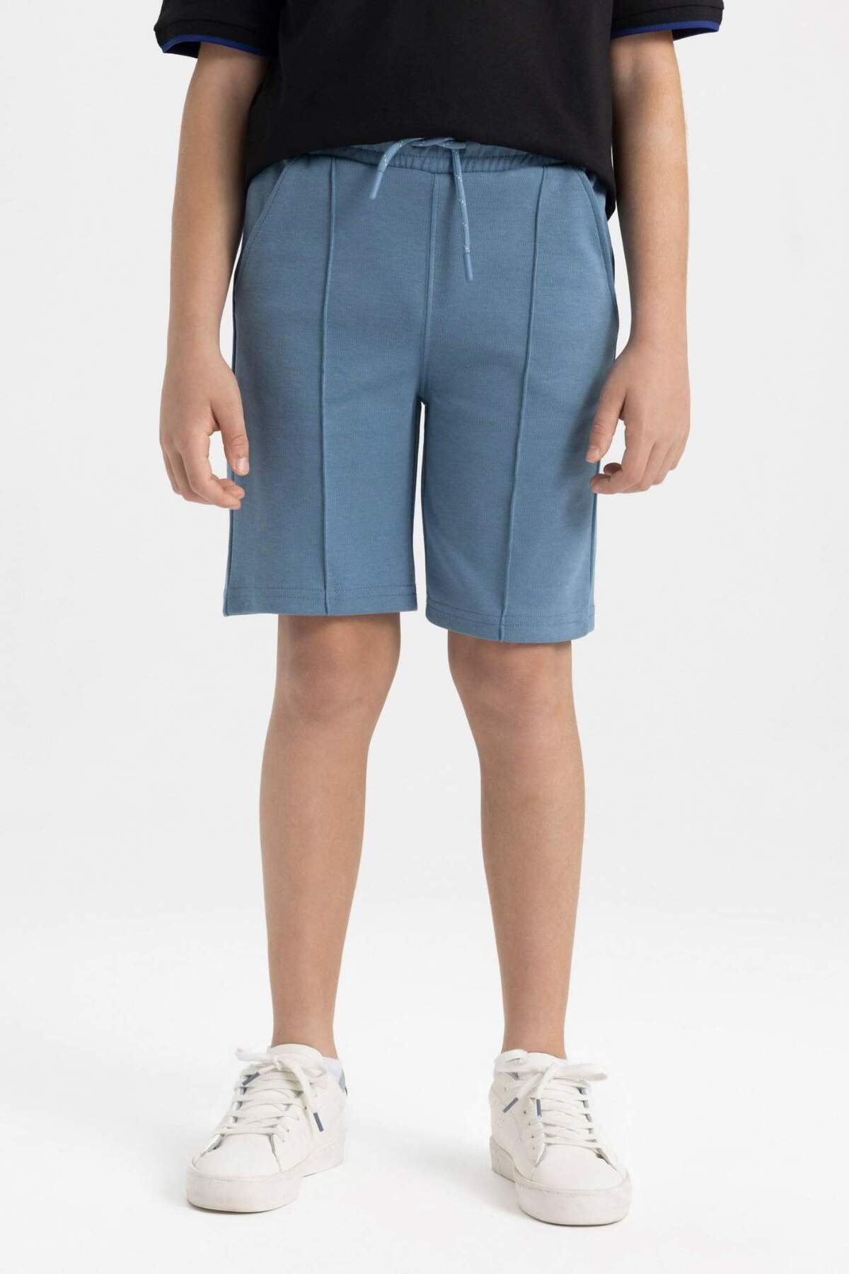 DeFacto-Boy's Basic Plain Bermuda Shorts B5869A824Hs 1