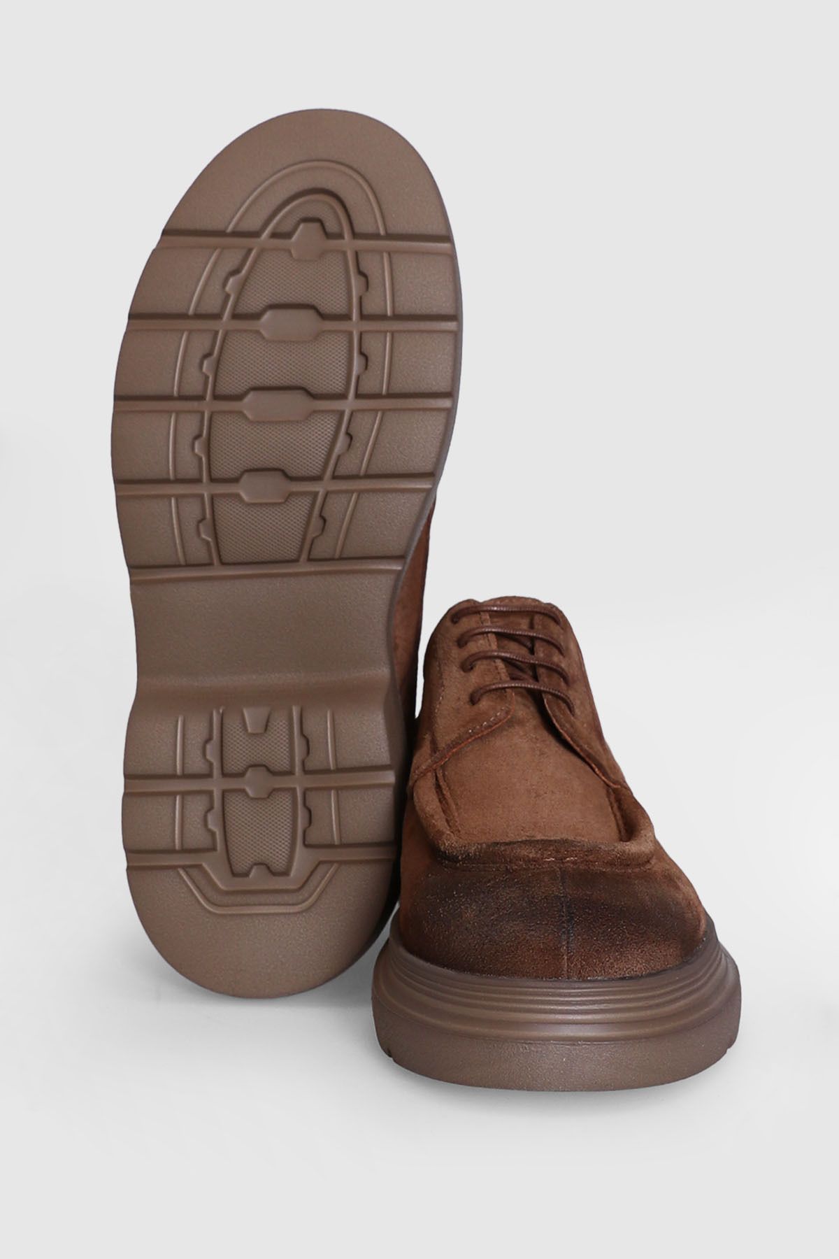 Lufian-Logan Men's Leather Shoes Camel Hair 4
