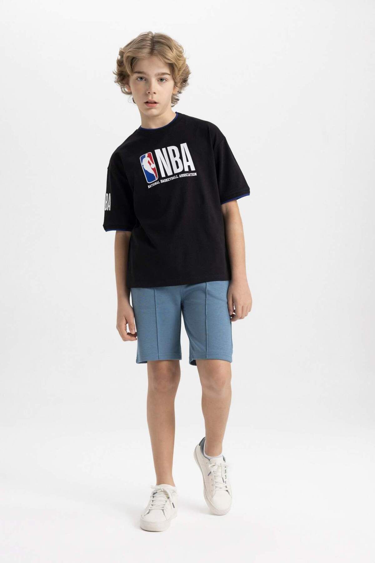 DeFacto-Boy's Basic Plain Bermuda Shorts B5869A824Hs 2