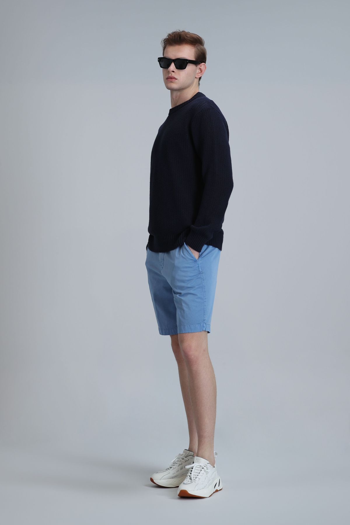 Lufian-Ανδρικό σορτς Chino Slim Fit Zegler 3