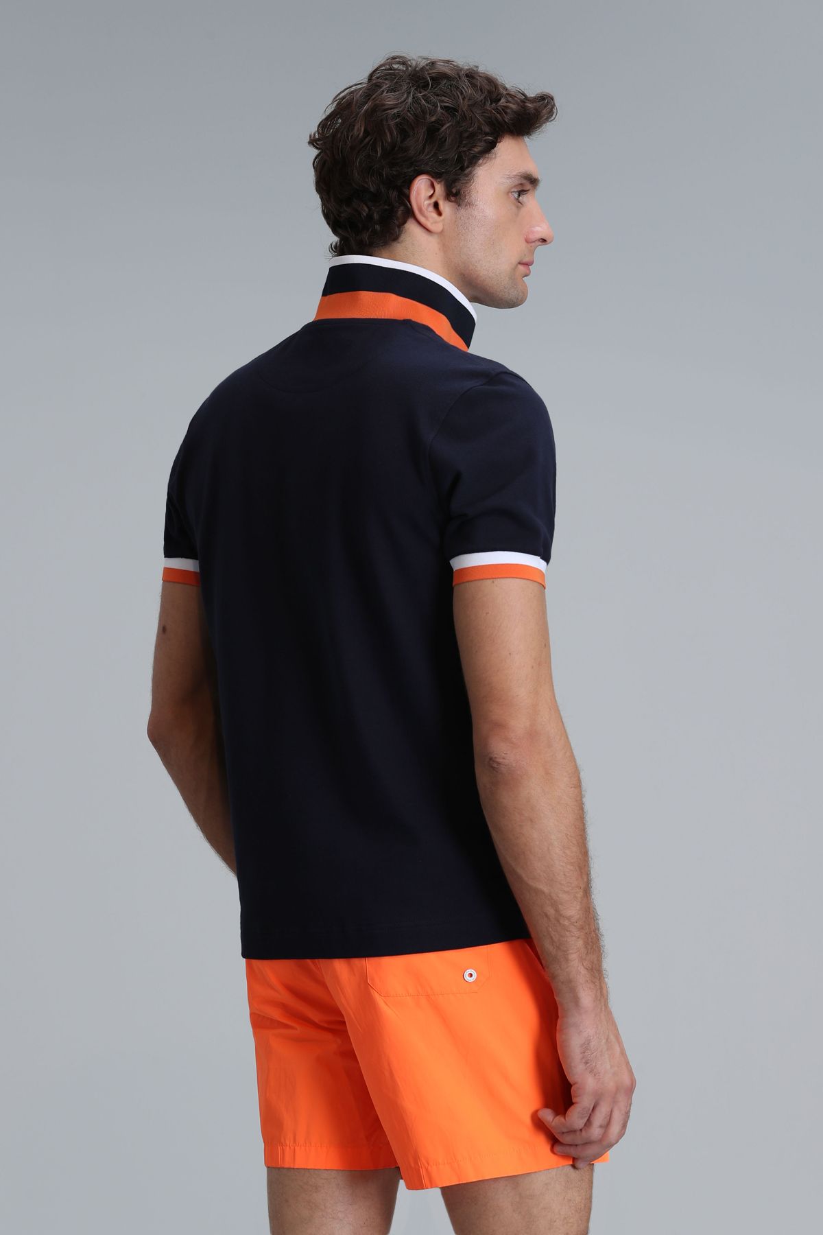 Lufian-Ανδρικό μπλουζάκι πόλο Ruby Smart - Navy 6