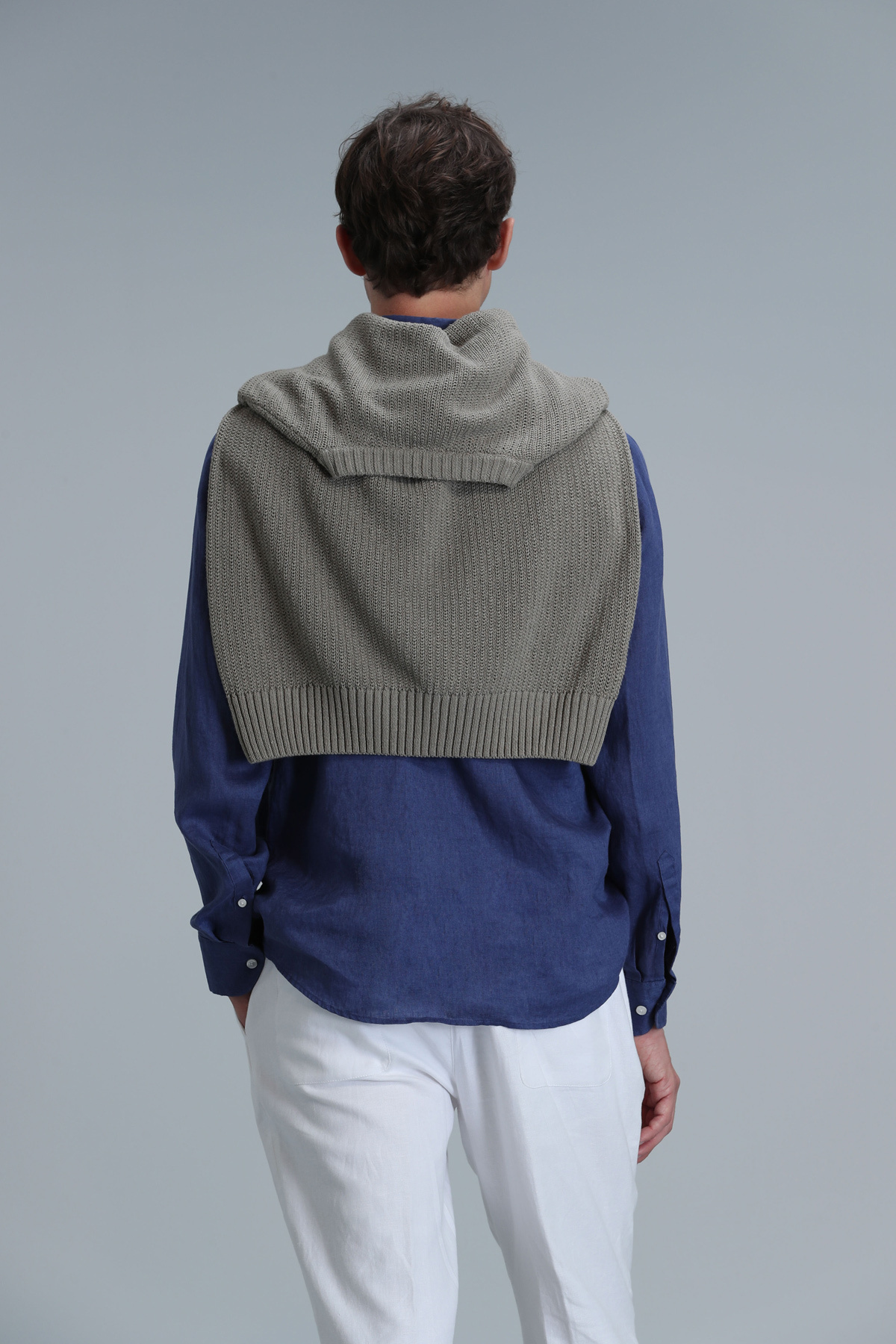 Lufian-Cămașă de in pentru bărbați Pitaya Comfort Fit Saks 6