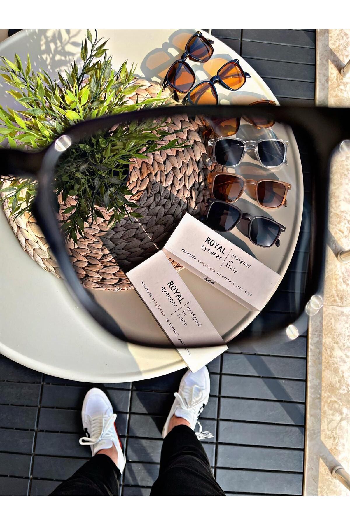 WATCHOFROYAL  Güneş Gözlüğü Kadın & Erkek Uv400 Cam Ce Belgeli Siyah Lorraınew - Görsel 6