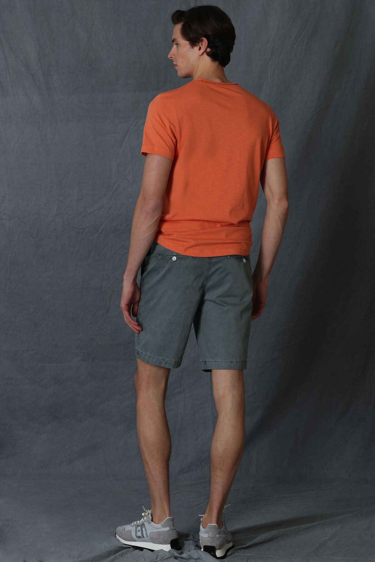 Lufian-Zegler Sports Men's Chino Shorts Slim Fit Green 6