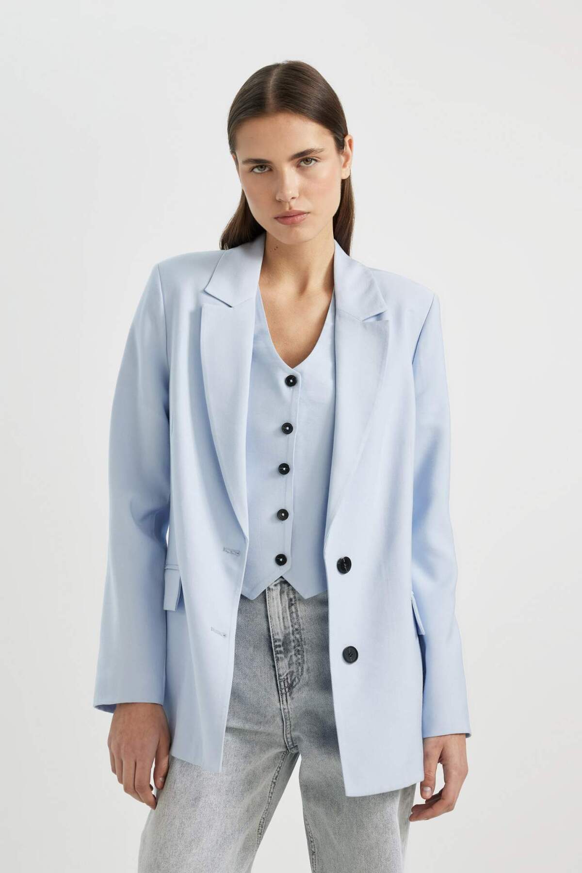 DeFacto-Oversize široký kabát s ла́pkou C5028AX24SM 5
