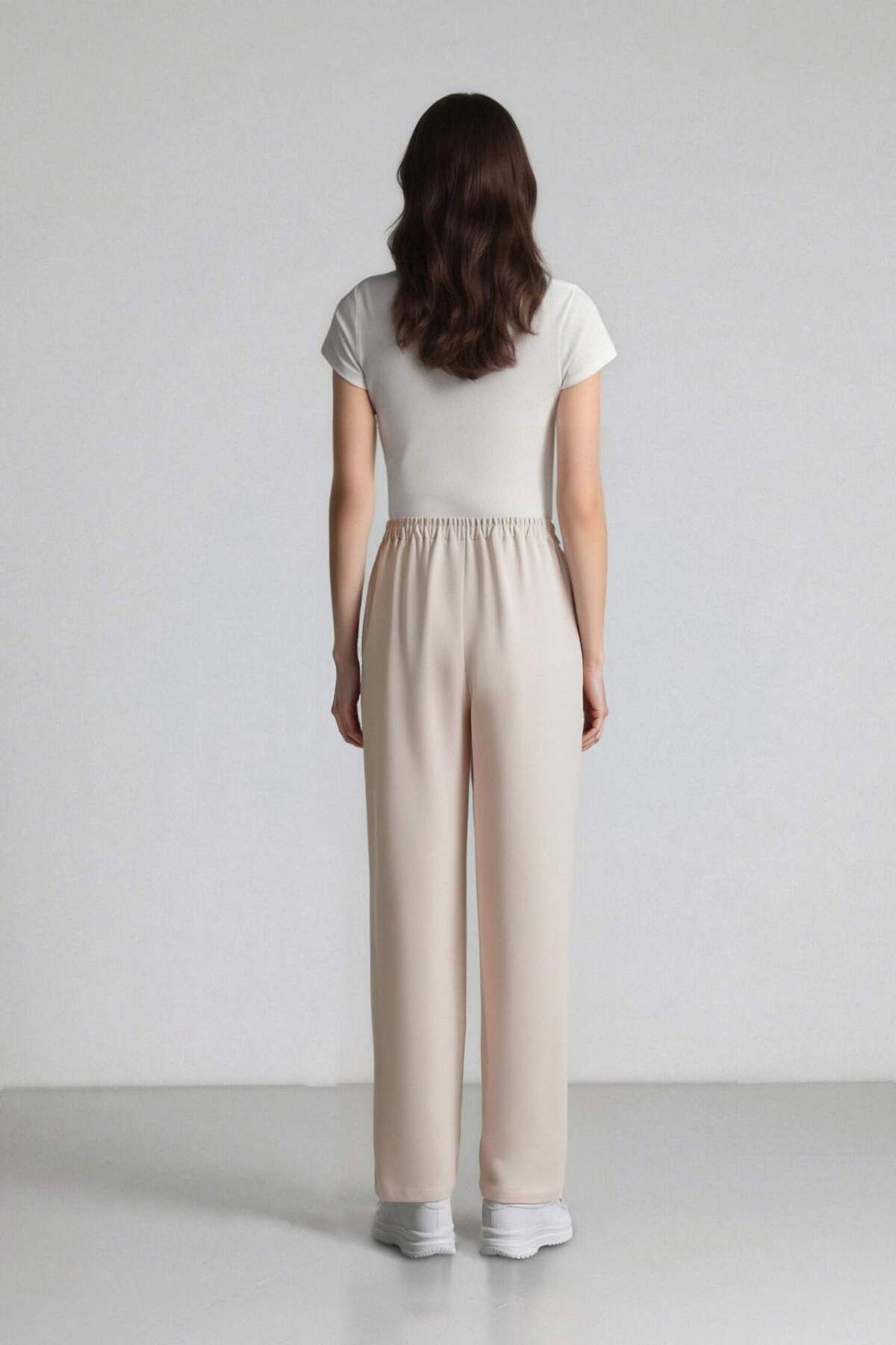 DeFacto-Elastic Waist Linen Blend Harem Pants C2100Ax24Sp 7