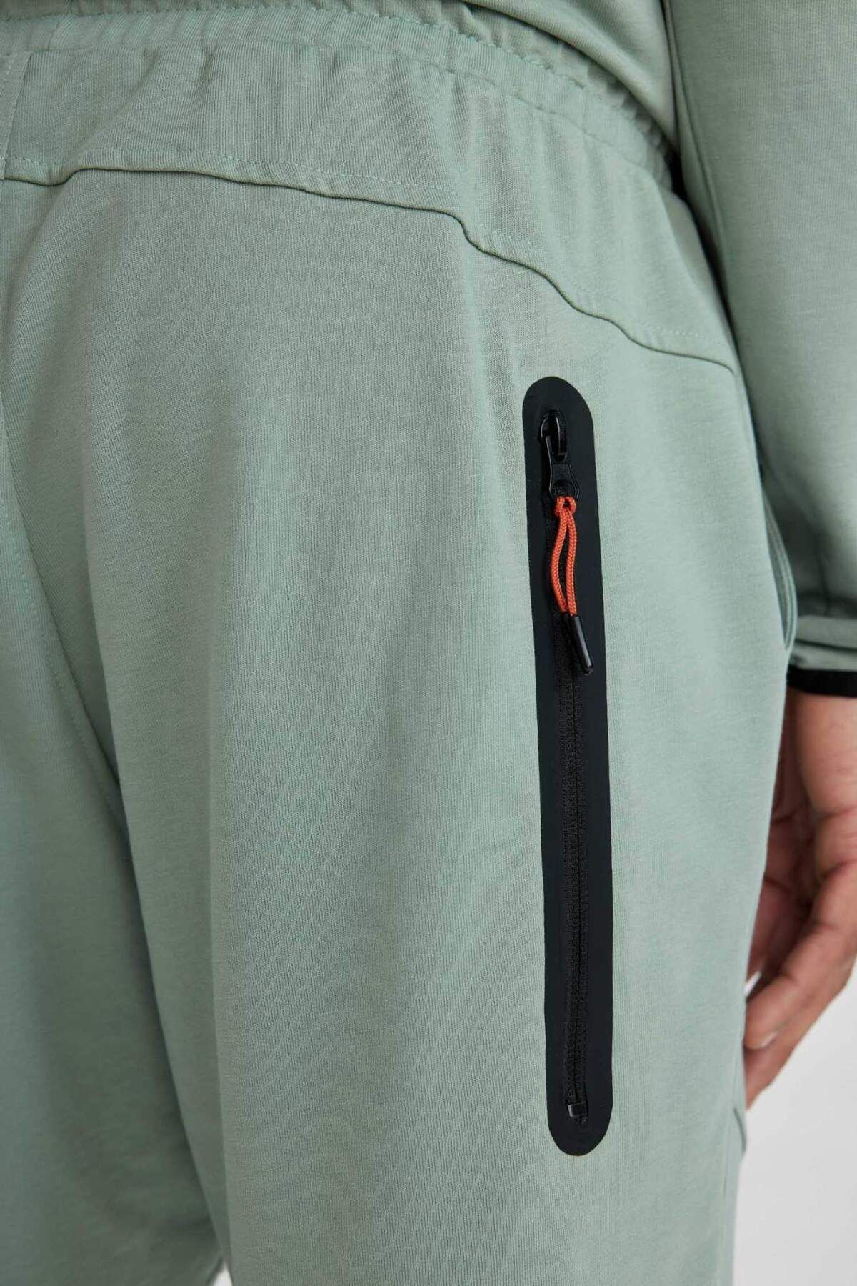 DeFacto-Defactofit Jogger Sweatpants Standard Fit Double Pocket Standard Leg B5141Ax24Sp 6