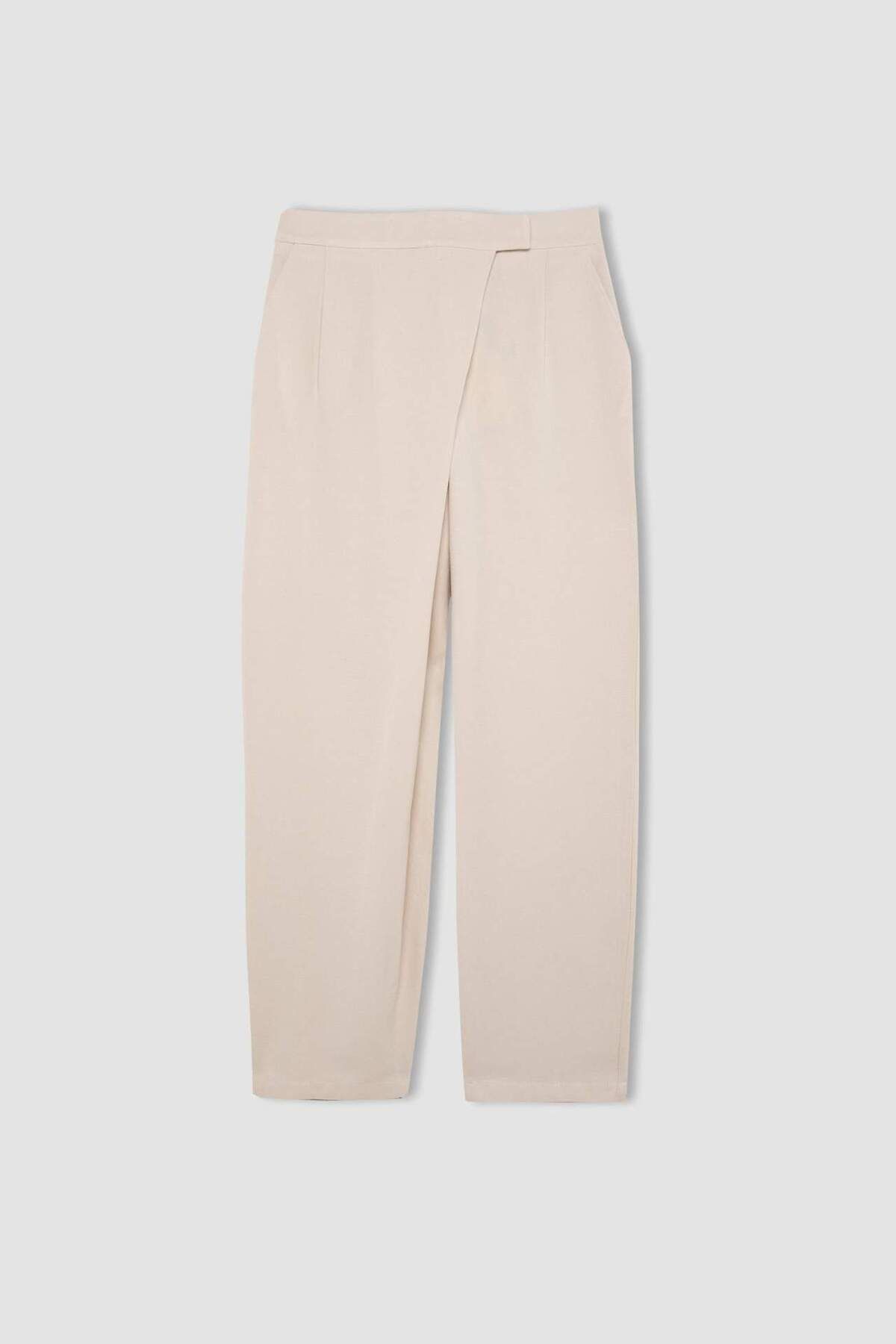 DeFacto-Elastic Waist Linen Blend Harem Pants C2100Ax24Sp 8