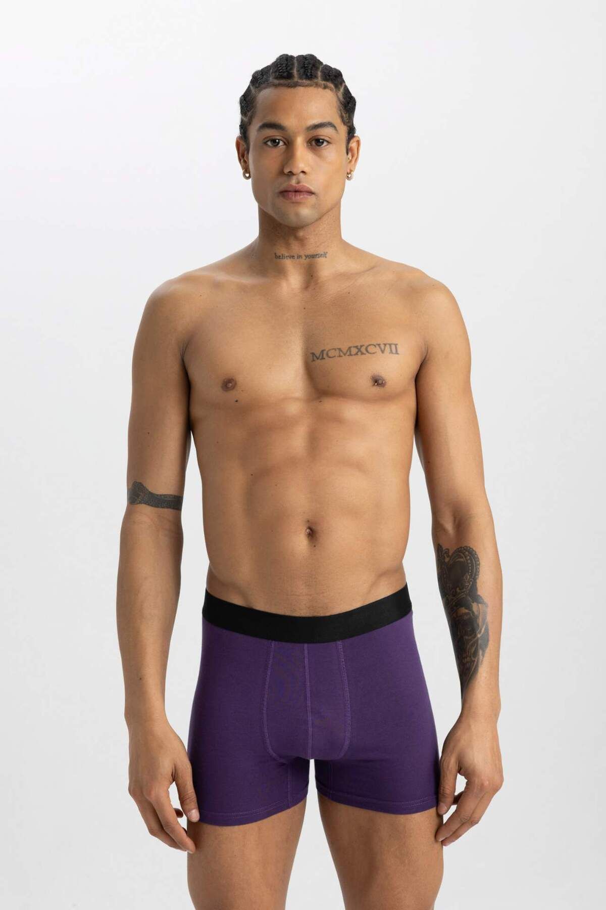 DeFacto-Regular Fit 3-pack Boxer B7797ax24sm 2