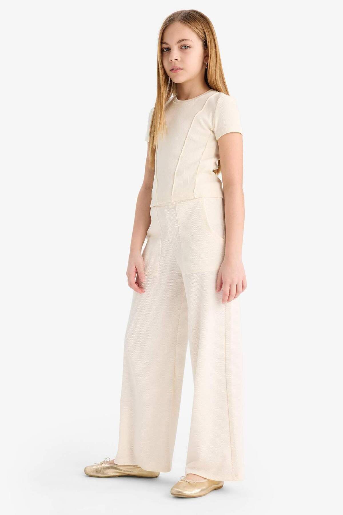 DeFacto-Mädchenhose mit weitem Bein C1180A824SP 2