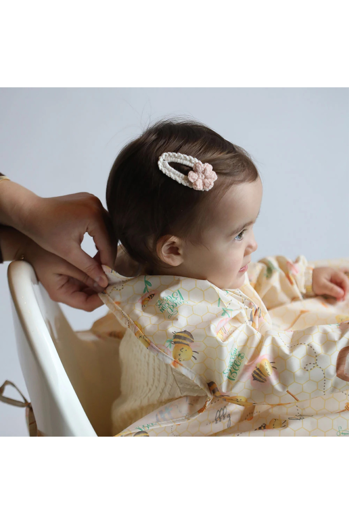 mammam always by your side Sevimli Arılar Set (MAMA SANDALYESİ ÖNLÜĞÜ VE ÇOK AMAÇLI YER/MASA ÖRTÜSÜ) Su Geçirmez, Leke Tutmaz fotoğrafı 5 (önizleme)