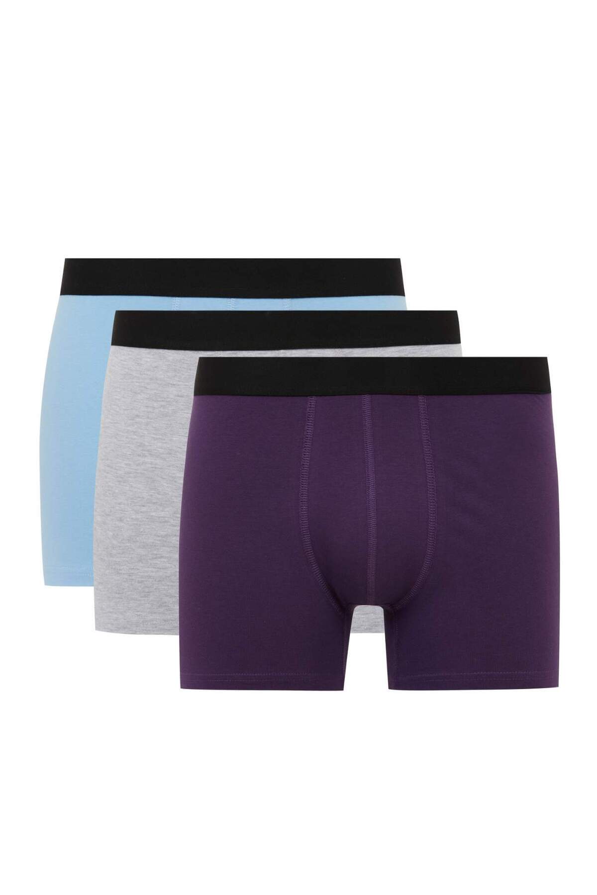 DeFacto-Regular Fit 3-pack Boxer B7797ax24sm 1