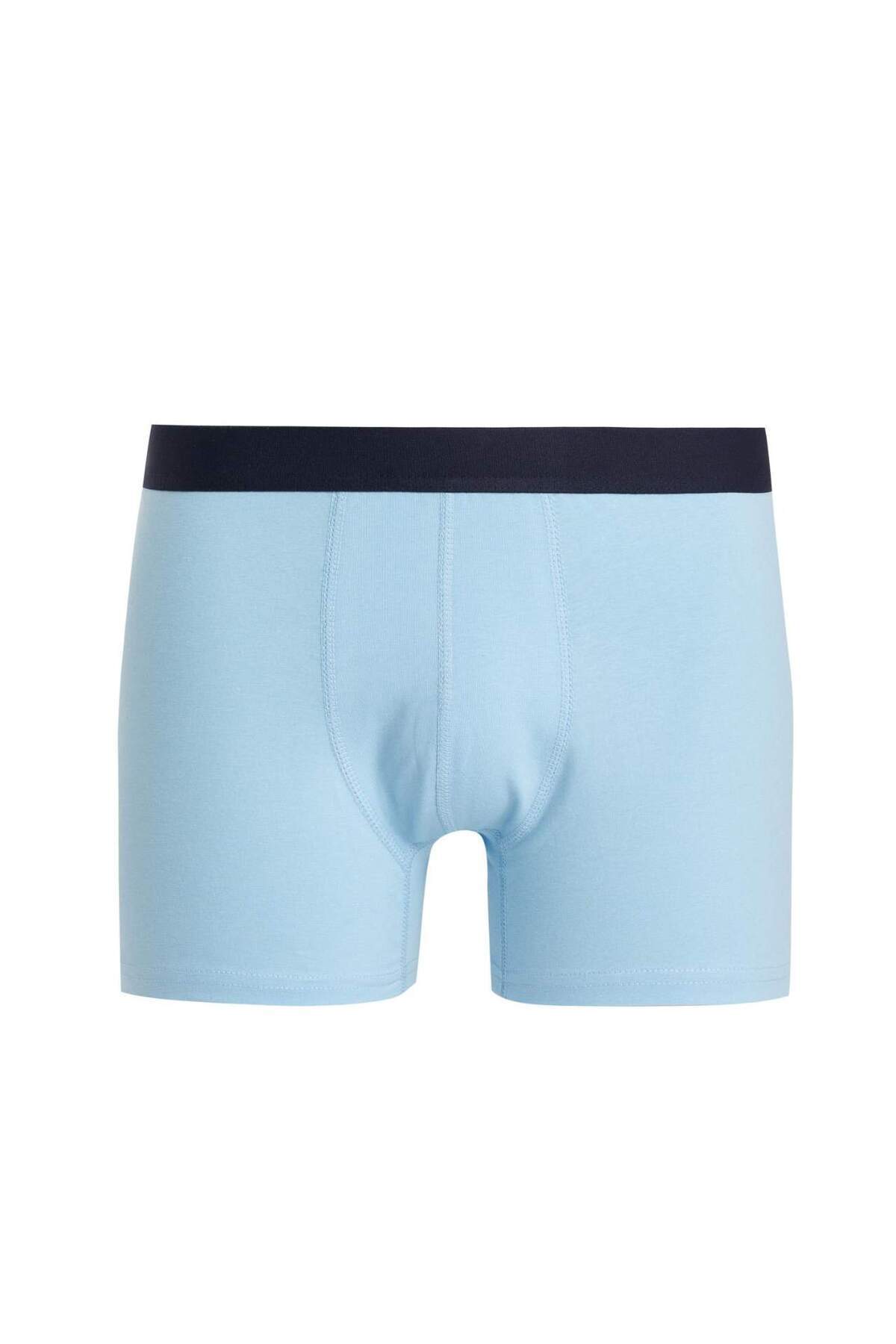 DeFacto-Men's Navy Boxer Briefs - Model B7956Ax/Nv135 7