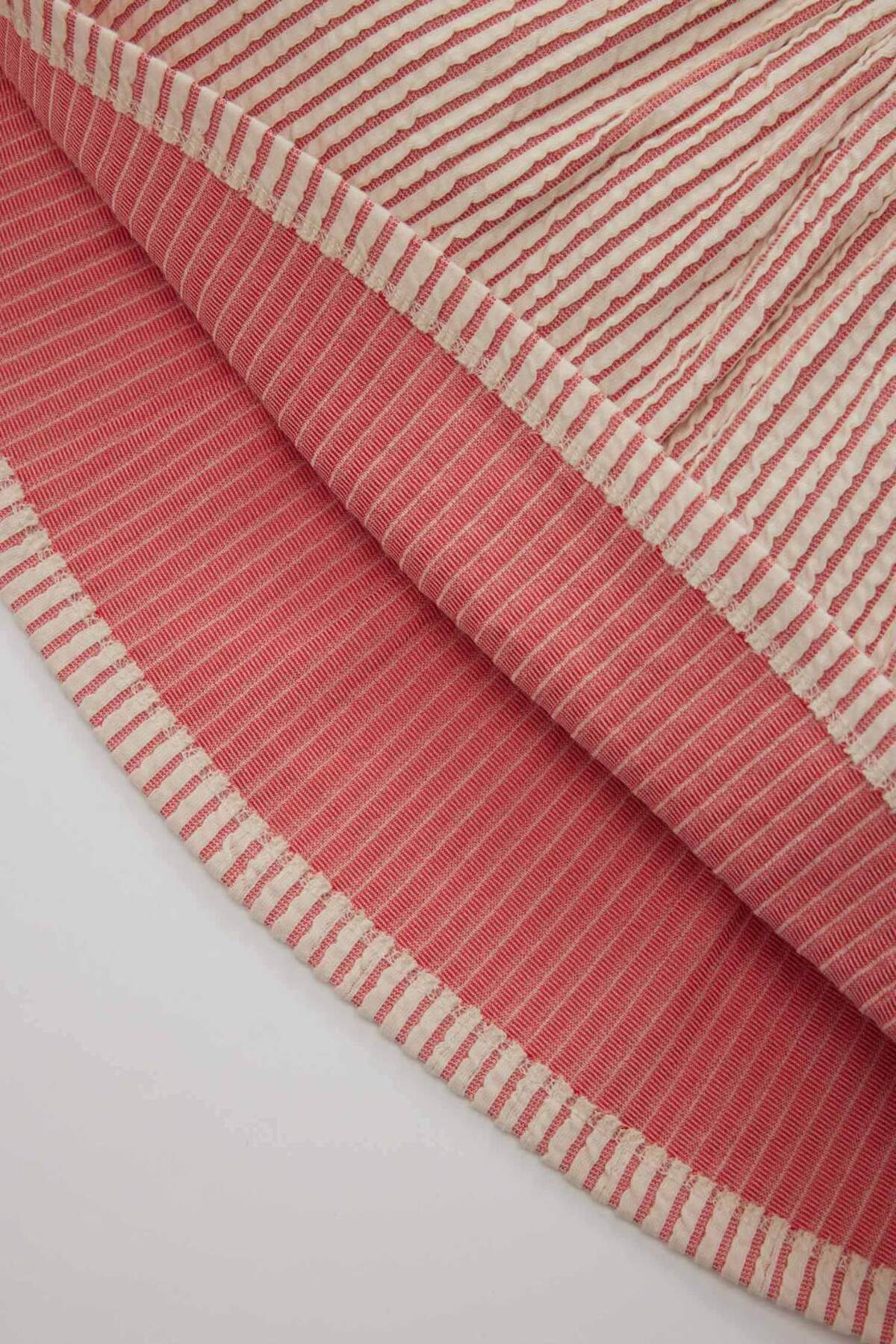DeFacto-Baby Girl Striped Long Sleeve Dress B9491A524SP 3