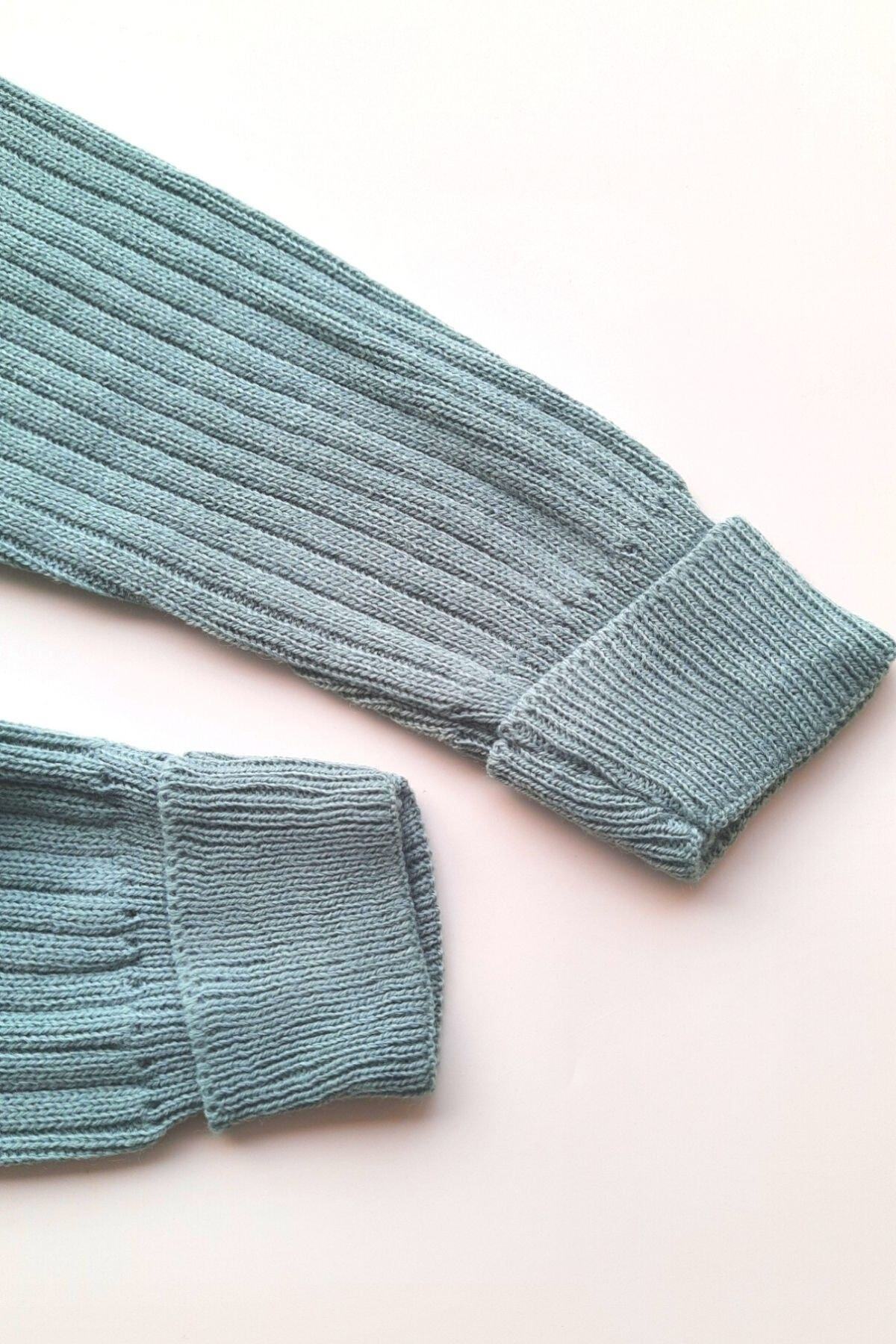 Minytrendy Kız Erkek Bebek Triko Yenidoğan Tulum Salopet 4 Mevsim Ayarlanabilir Çapraz Askılı Esnek Triko Tayt fotoğrafı 4 (önizleme)