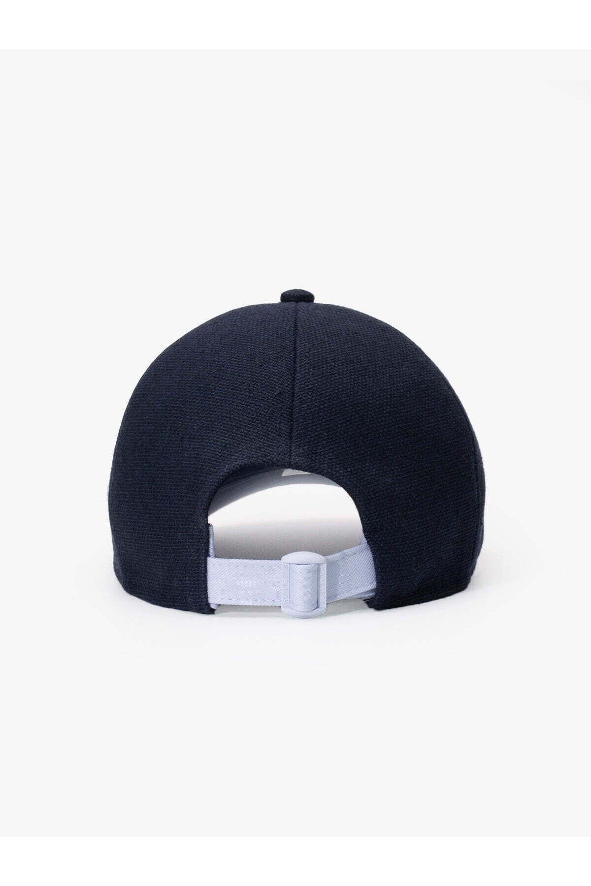 RustandRich-Women Men Navy Blue Casket Hat Timeless Collection Linen 5