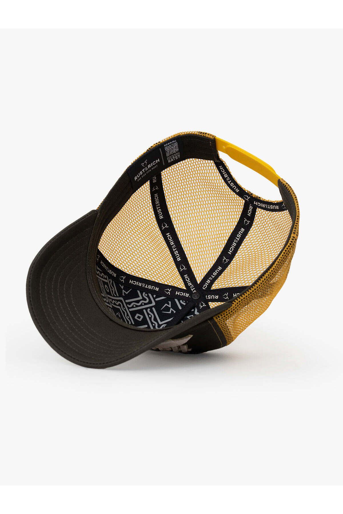 RustandRich-Women Men Khaki Hat Urban Collection - Hard Jazz - Trucker Hat 6