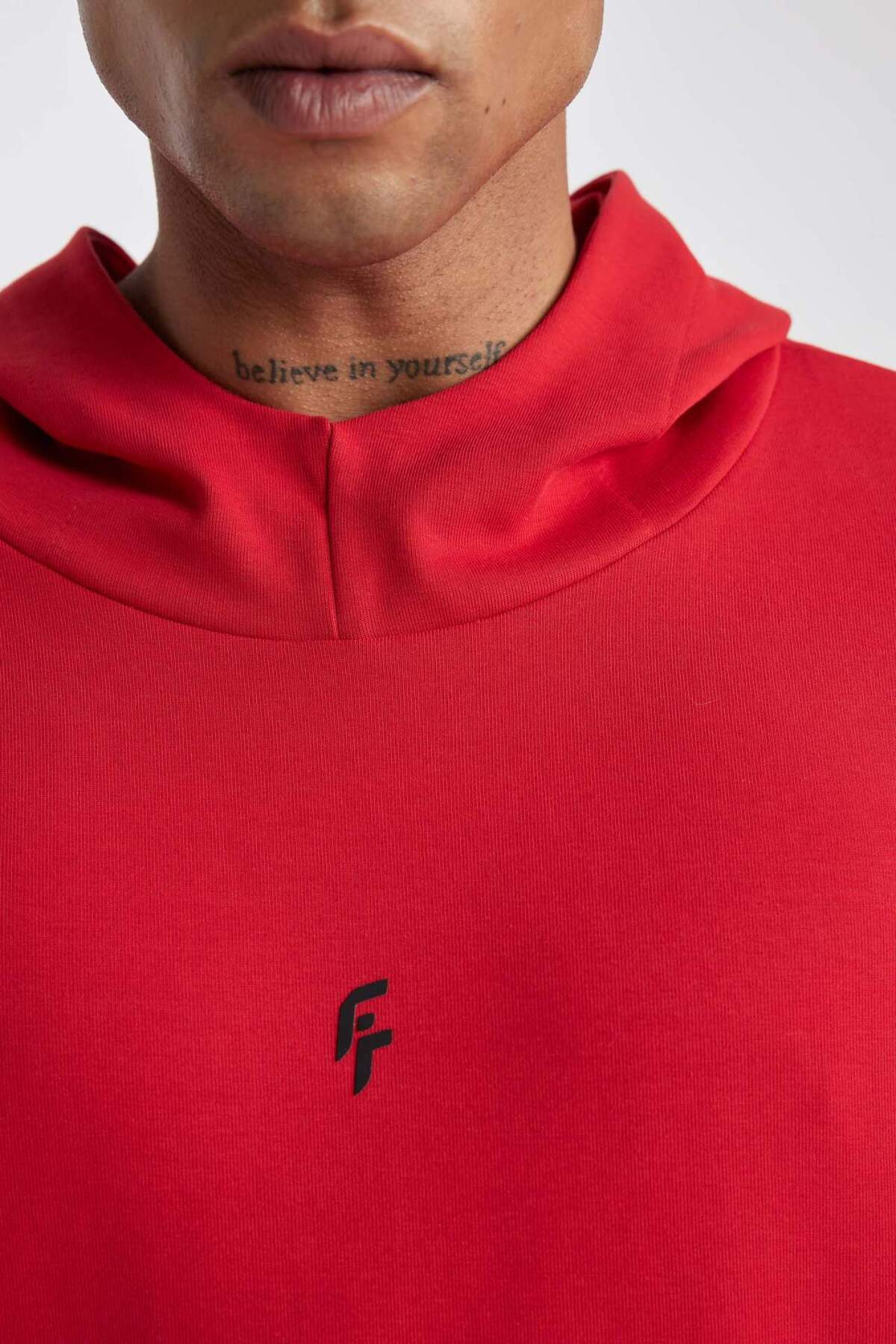 DeFacto-Fit Standard Fit Kapuzen-Skuba-Taucher-Sportler-Sweatshirt mit Stofftaschen C2310ax24sp 5