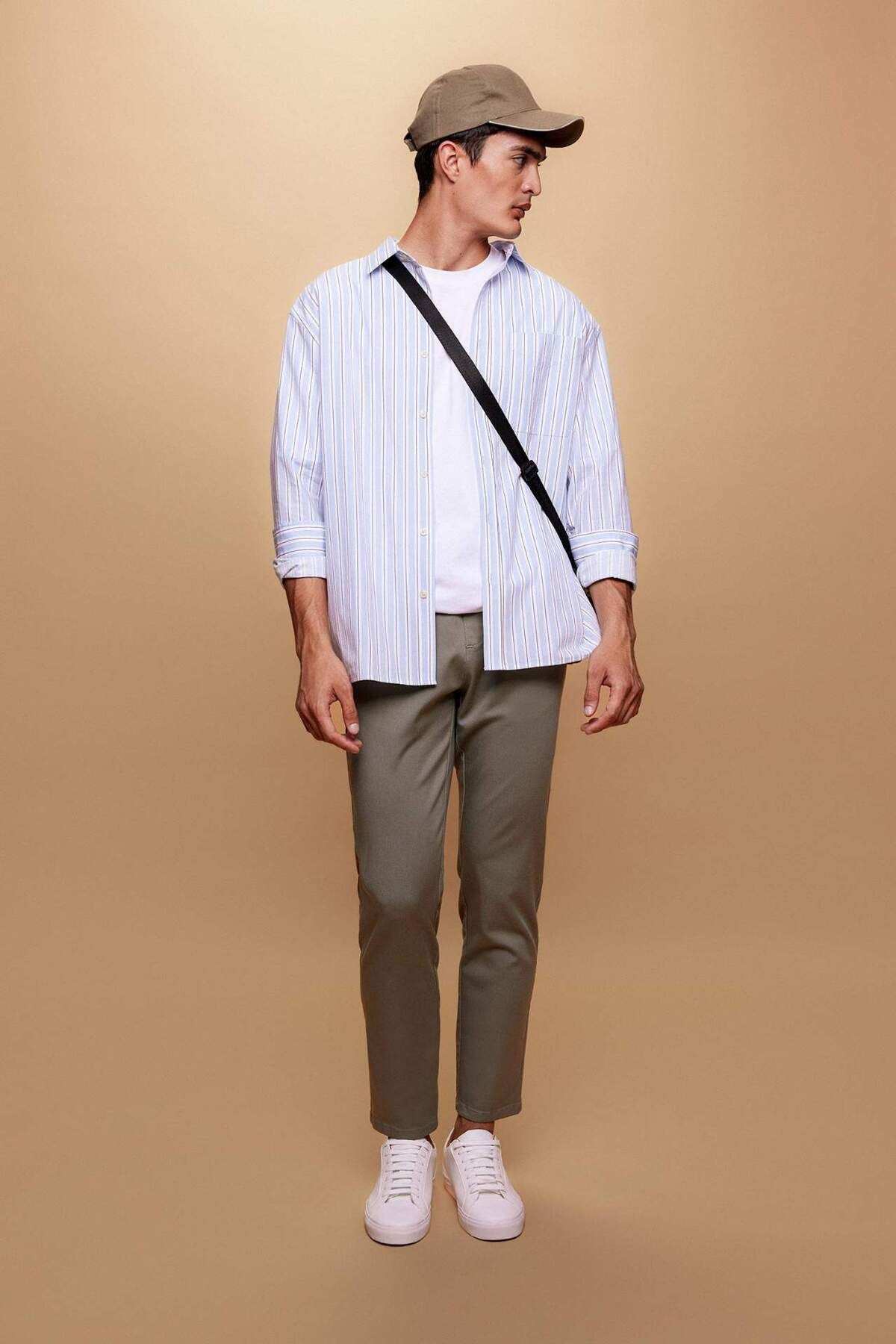 DeFacto-Jogger Pants Basic Plain Modal Tight Leg with Pockets B2155Ax23Au 4