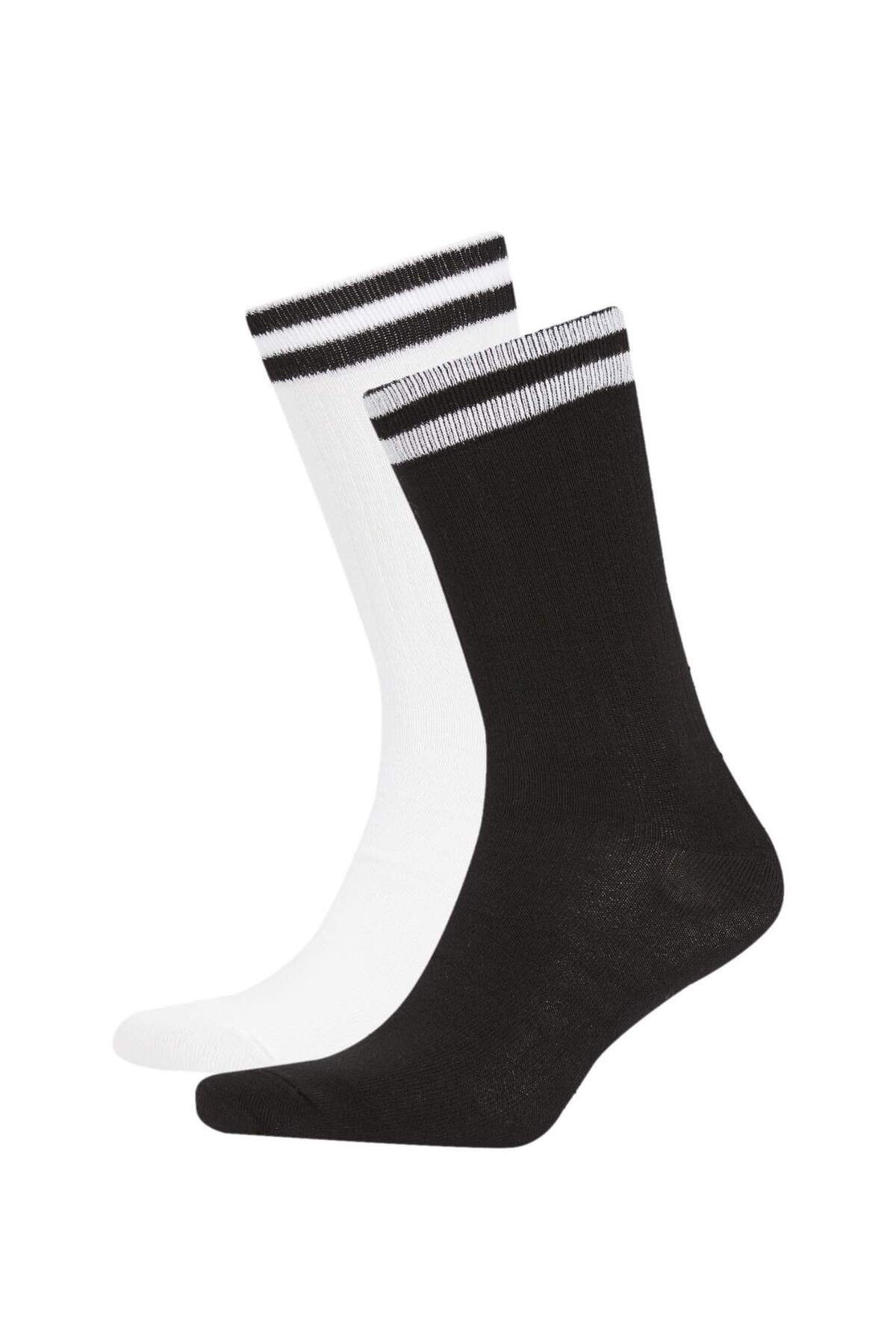 DeFacto-Herren 2er-Pack Bambussocken A6066AXNS 1