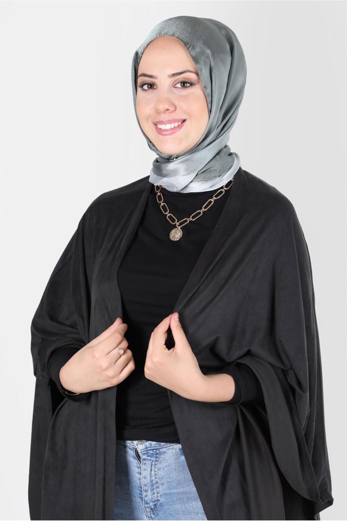 Alvina-ALVINA 8129 Model Gradient Shawl with Janjan 1