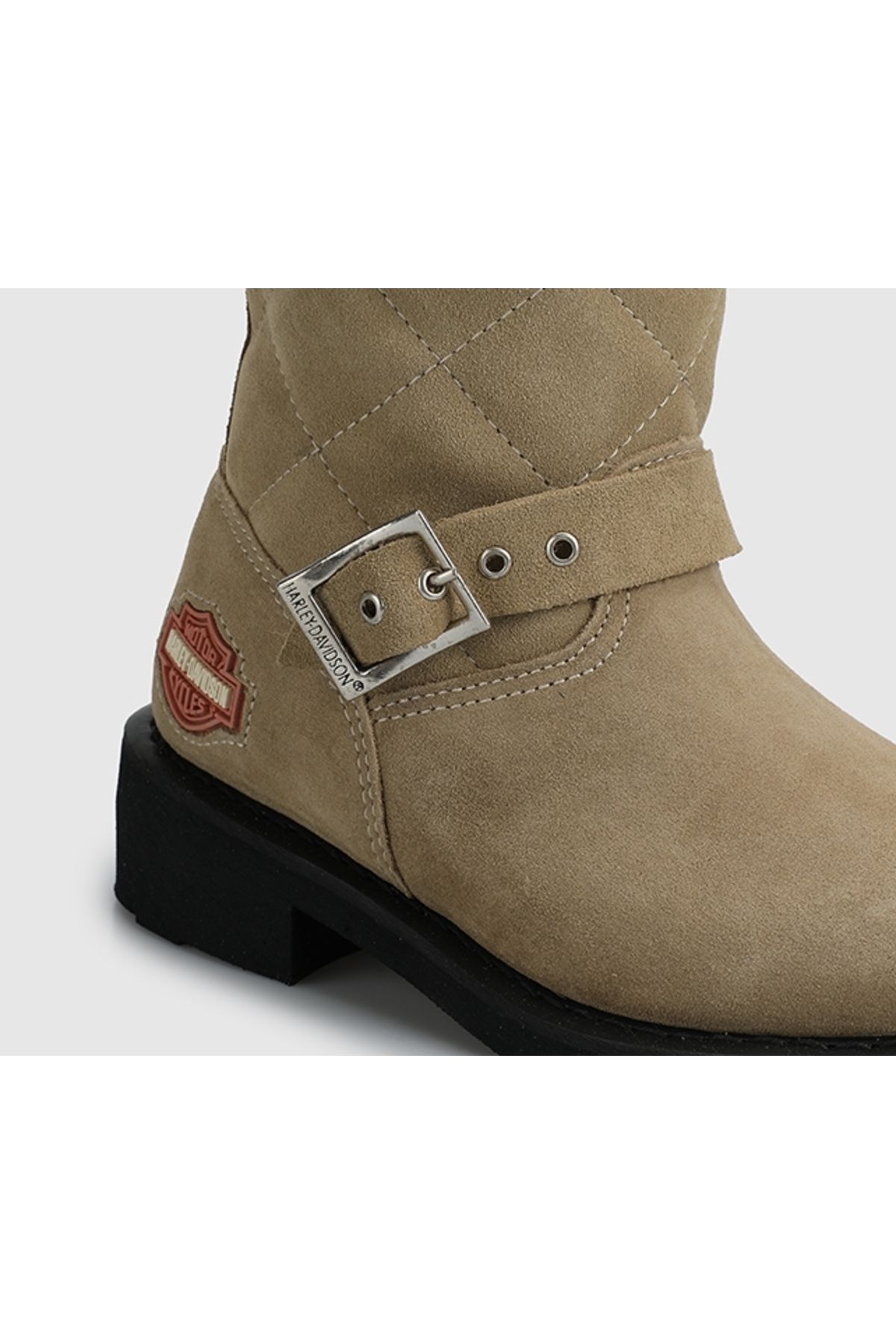 Harley Davidson-Unisex Μπεζ Μπότες 5