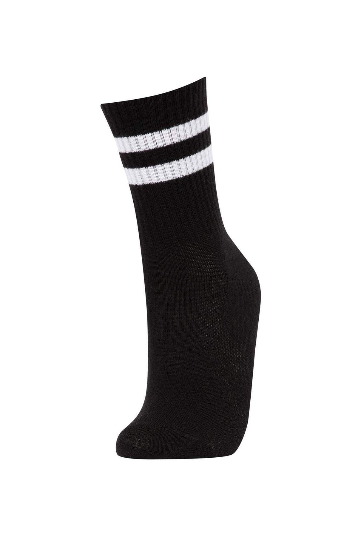 Defacto Erkek Çocuk 5'li Pamuklu Çember Desenli Uzun Çorap Y2878A6NS fotoğrafı 2 (önizleme)