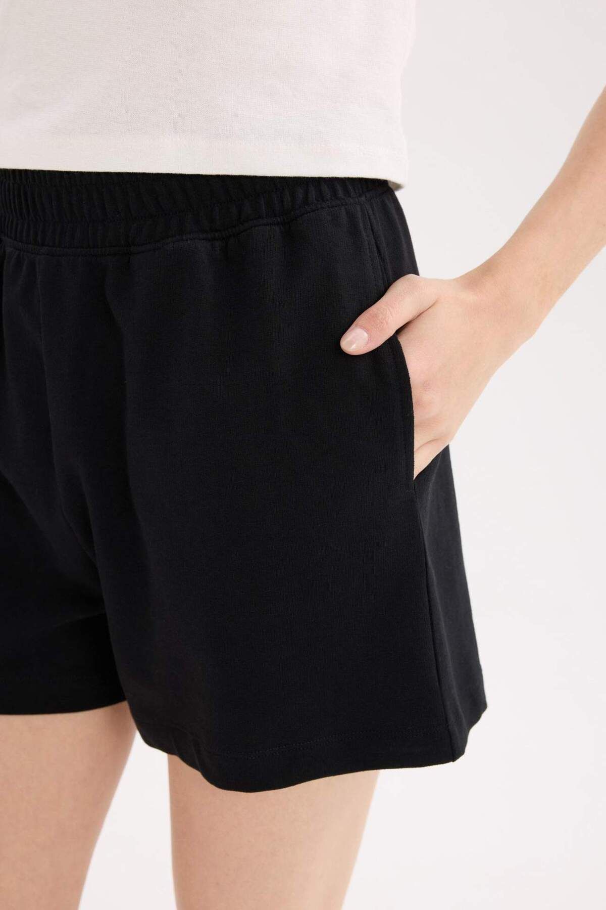 DeFacto-Regular Fit Basic Shorts U3357Az22Sm 5