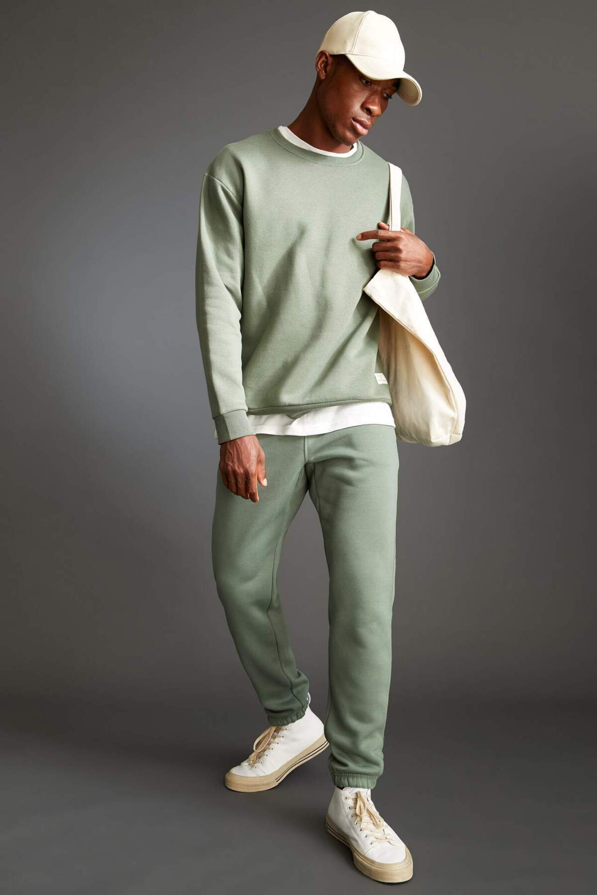 DeFacto-Regular Fit Basic Jogger Sweatpants U7438AZNS 2