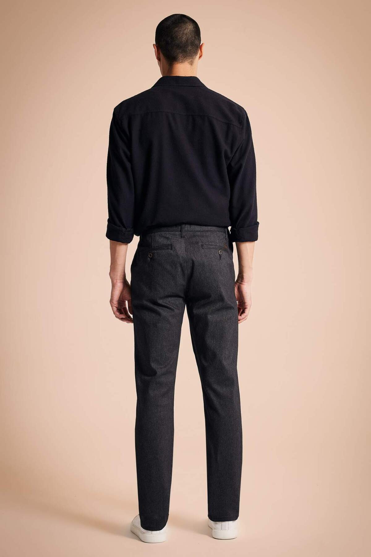 DeFacto-Regular Fit Chino Trousers R4902Az21Wn 7