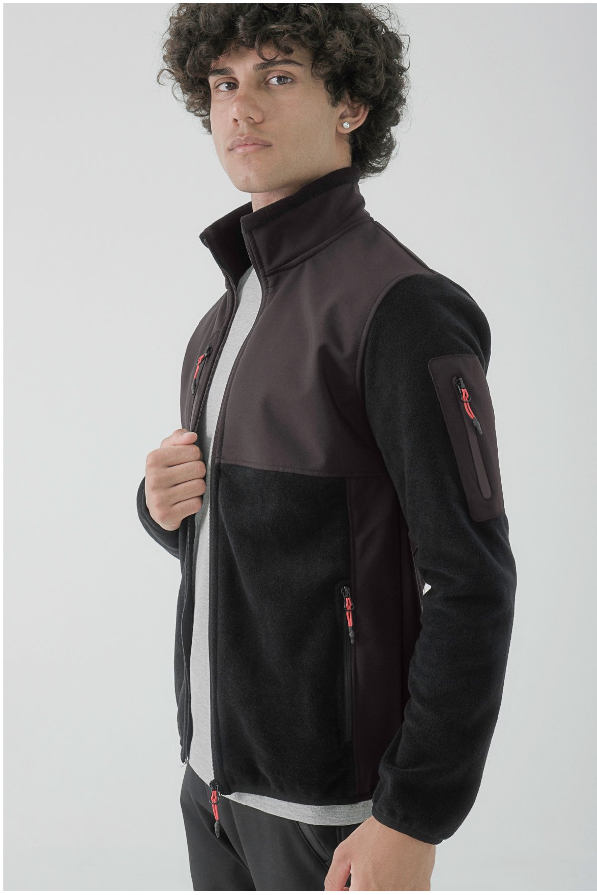 Longberg-Men's Softshell Garnished Fleece 1