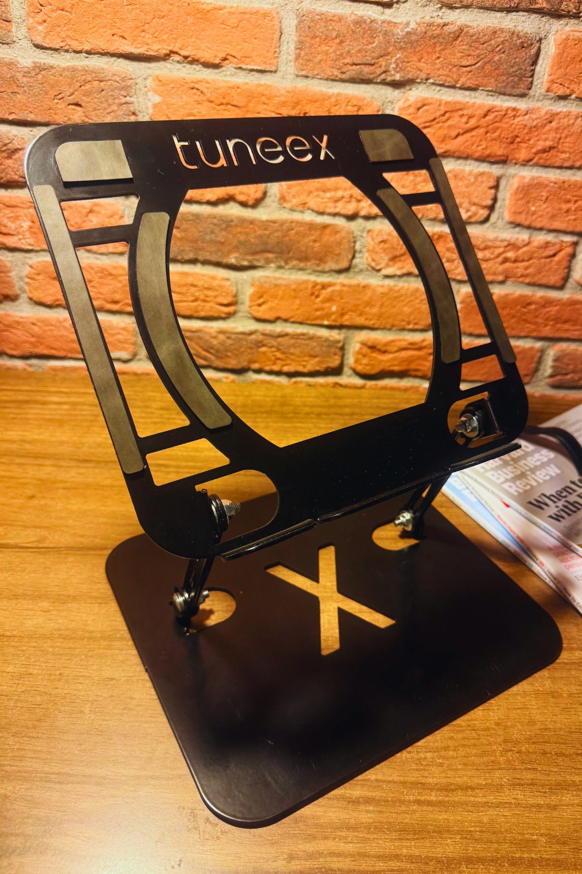 tuneex-Xleath Unlimited Angle Adjustable Laptop Stand Riser Notebook Cooler Compatible with All Models 3