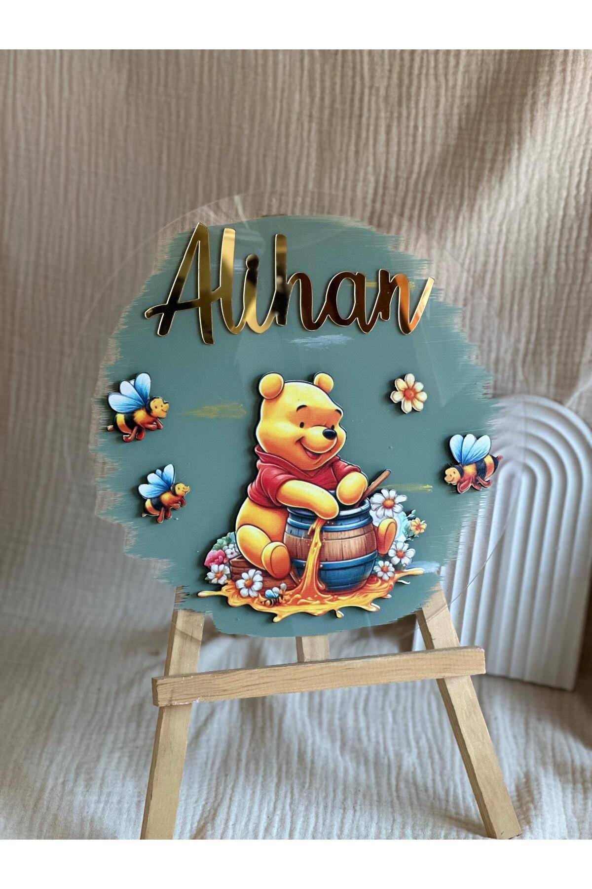 ELF LAZER Aslan FİL Zürafa Kapı Süsü-isme Özel Bebek Kapı Süsü fotoğrafı 3 (önizleme)