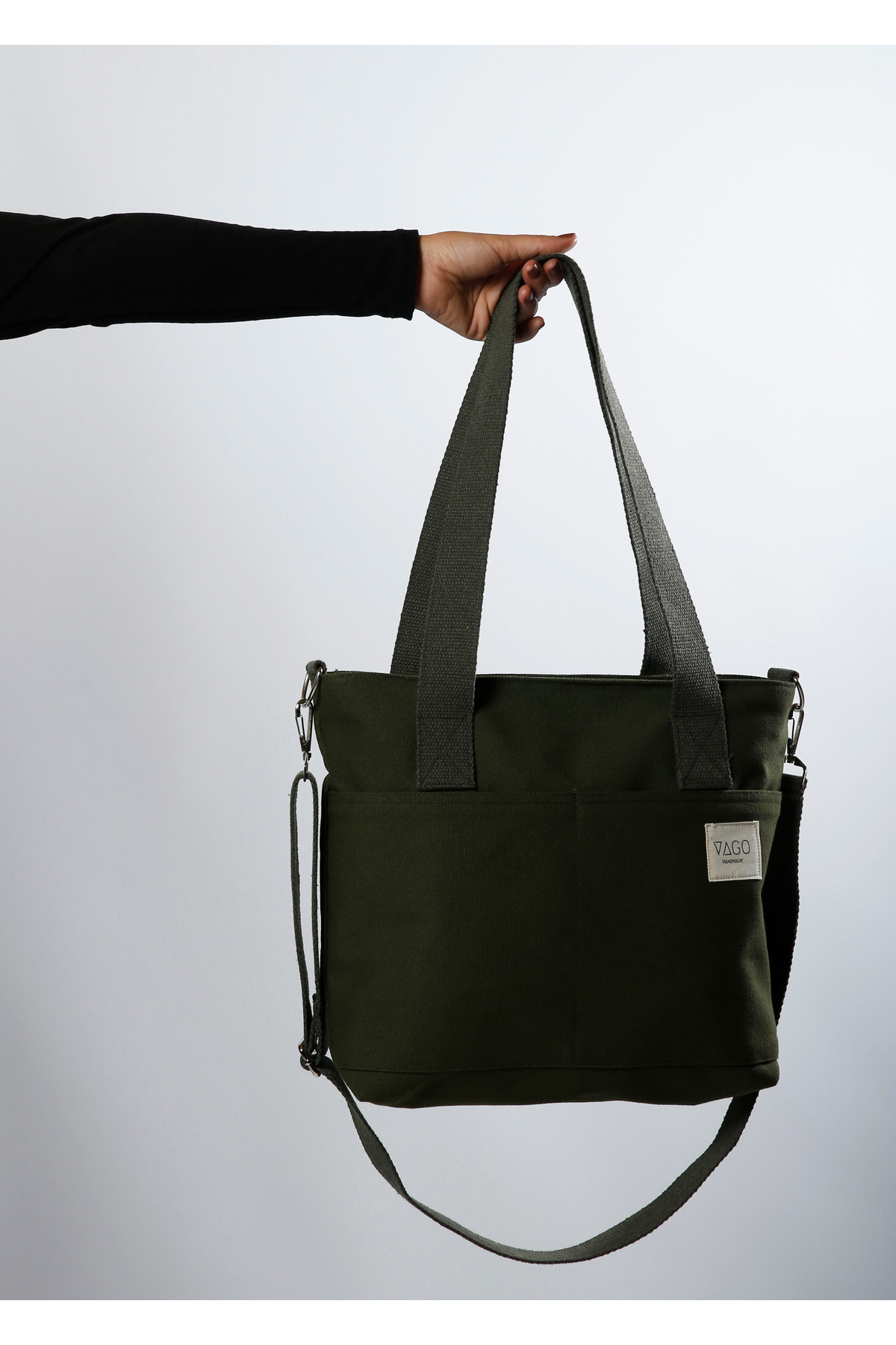 VAGO COLLECTION College Style Tote Çanta görsel 3