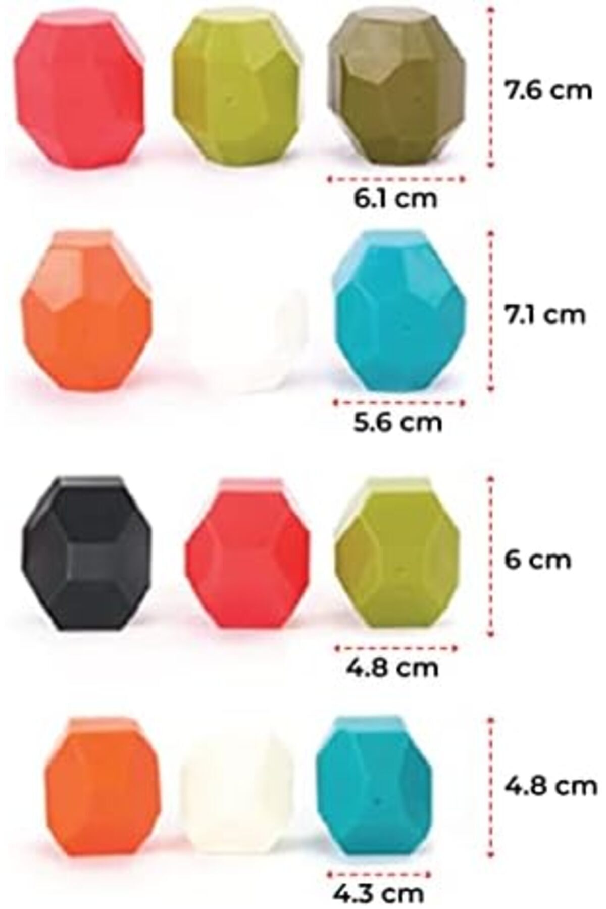 بلوک‌های آموزشی تعادل‌ساز، حسی و پرجنب‌وجوش Rock and Stack برای کودکان نوپا از ۱۲ ماه به بالا، لیا