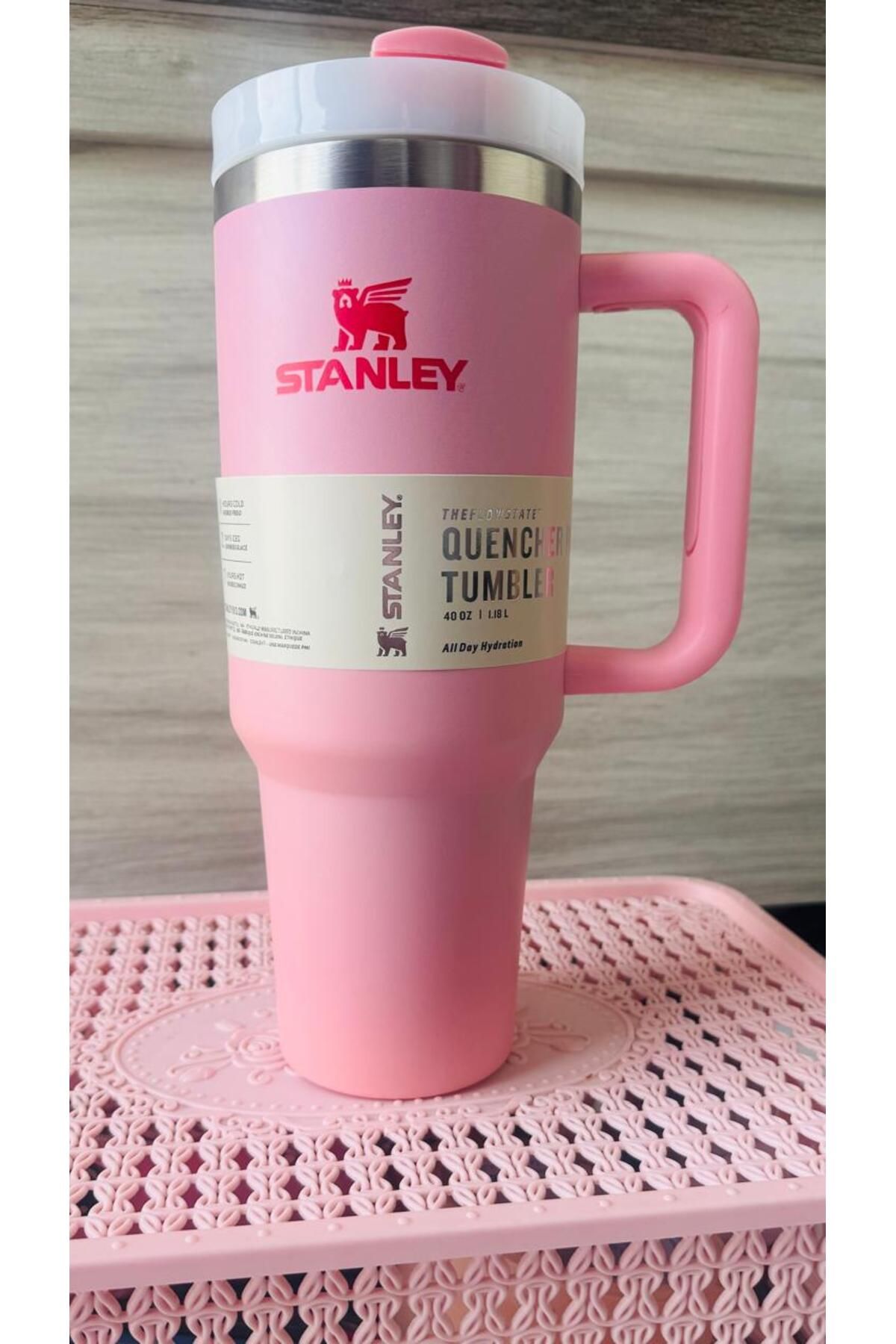 Stanley Quencher 1,18 L Light Pink Thermos with Straw