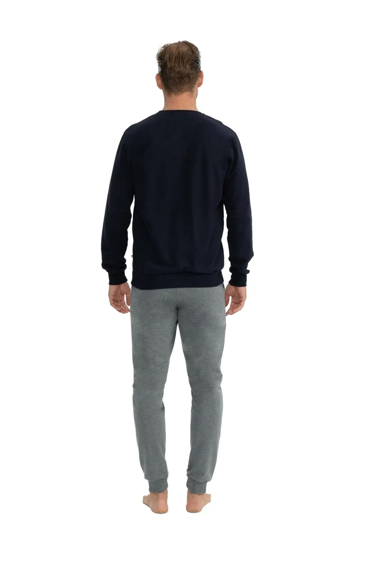 ست پیژامه مردانه راسته فاق نرمال آستین بلند | یو اس پولو U.S. Polo Assn. TYC0B0F0DA6FFF4900 - تصویر 4