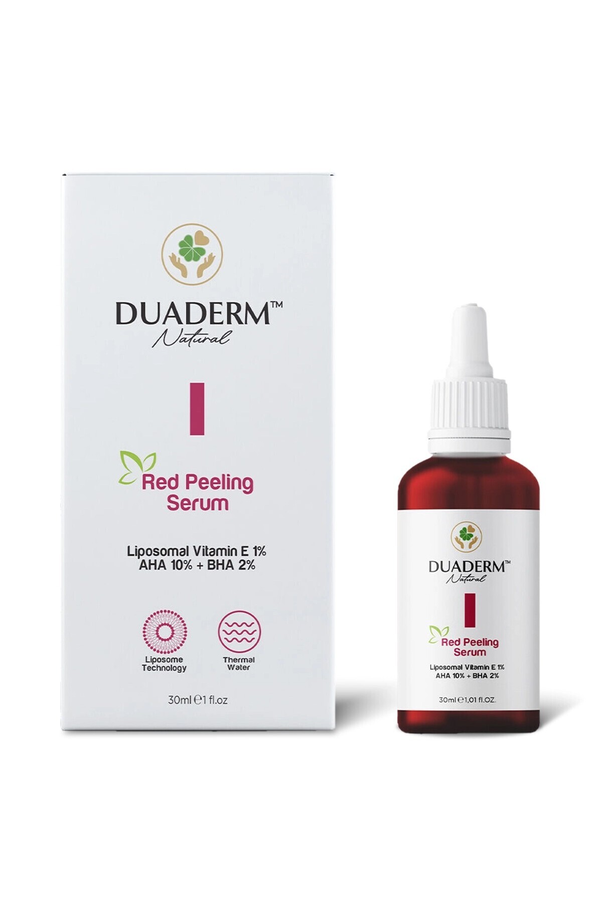 سرم مراقبت از پوست لایه بردار قرمز 10% AHA 2% BHA 30 میلی لیتر — DUA39019 — تصویر 5 از 6