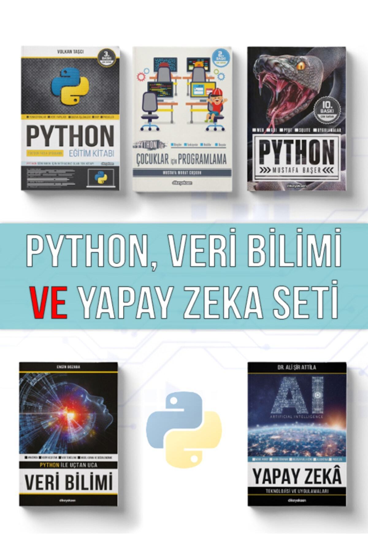 Genel Markalar Python, Veri Bilimi ve Yapay Zeka Seti (5 Kitap