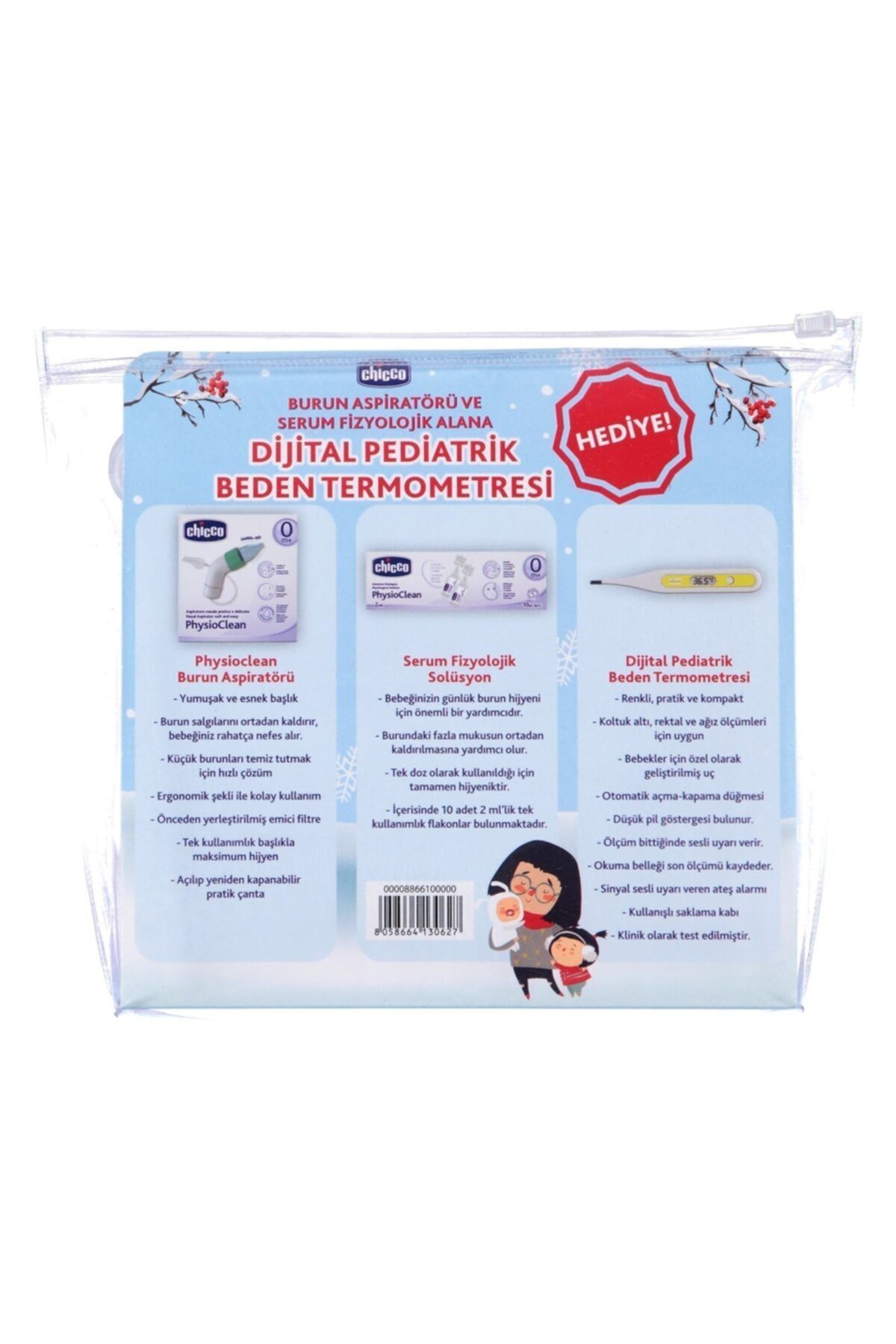 Chicco Pediatrik Termometre Hediyeli Set 8058664145836 fotoğrafı 2 (önizleme)