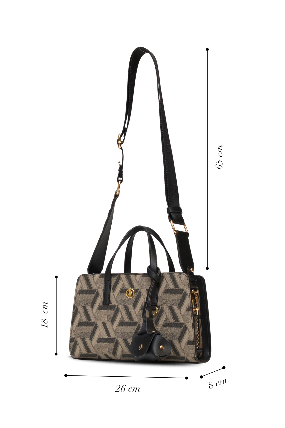 کیف پستی زنانه طرح دار | یو اس پولو U.S. Polo Assn. US25507 - تصویر 6