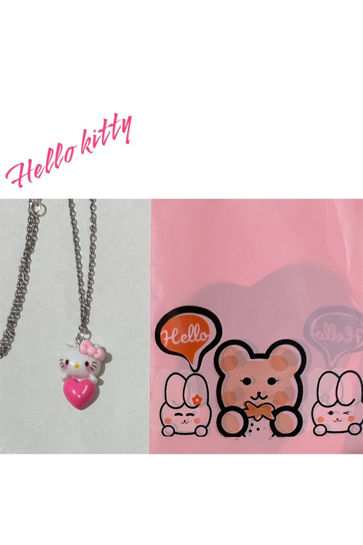 Hello Kitty-Steel Non-Tarnish Necklace 2