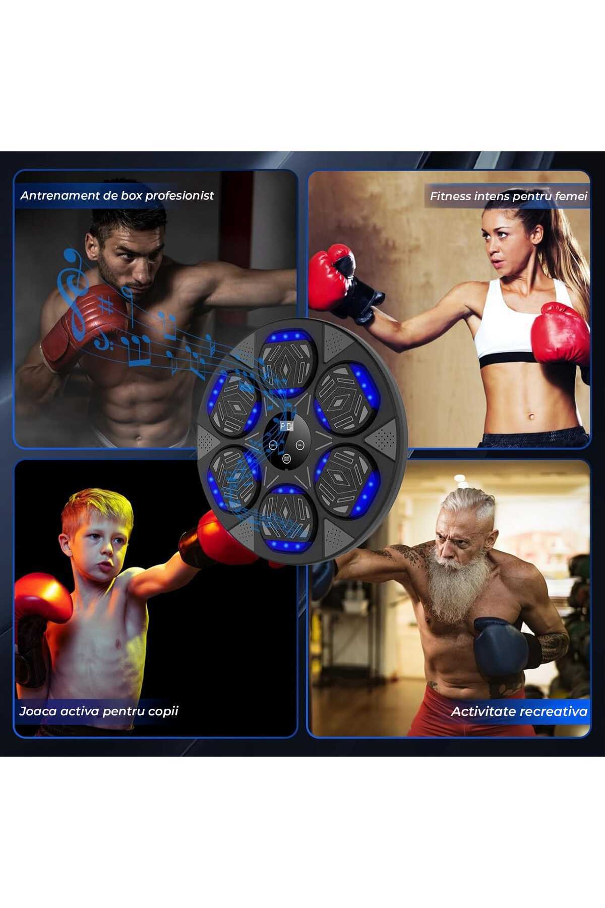 Timebox-Smart Boxing Machine with Music – Interactive Wall System with Bluetooth, Touch Screen, Lighting an 5