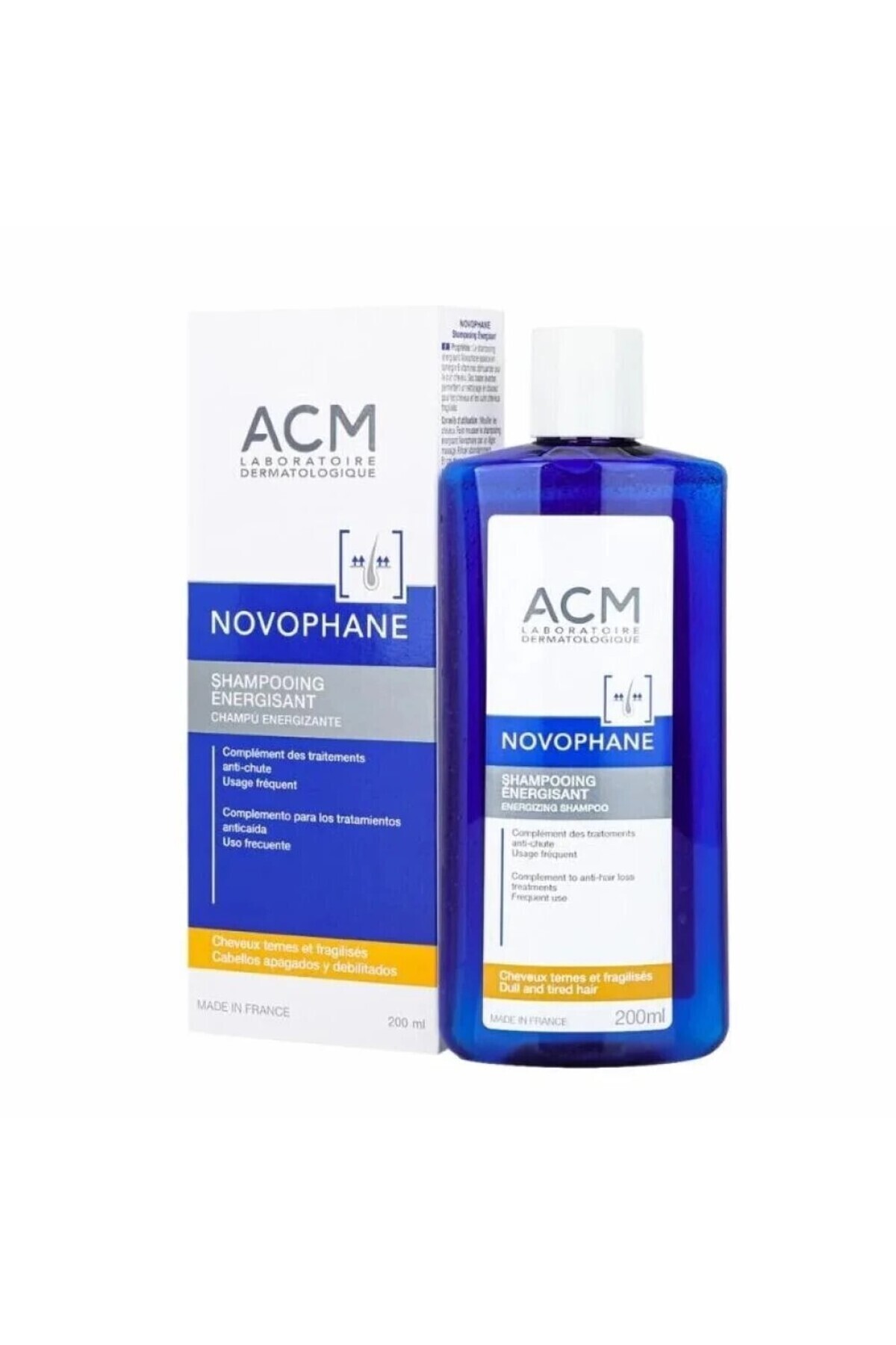 ACM-Novophane Shampooing Energisant, 200 ML, Strengthens Hair and Reduces Hair Loss 4